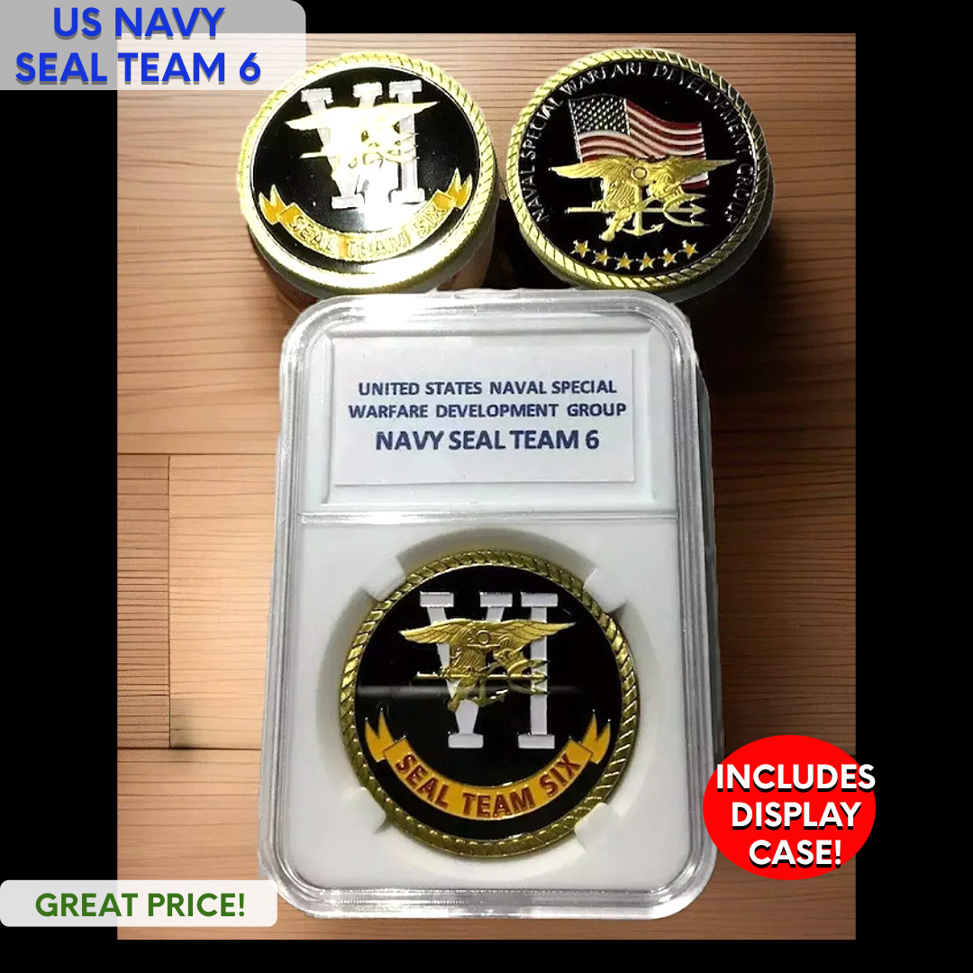 Seal Team 6 CHALLENGE COIN US NAVY NAVAL SPECIAL WARFARE DEVELOPMENT GROUP RARE