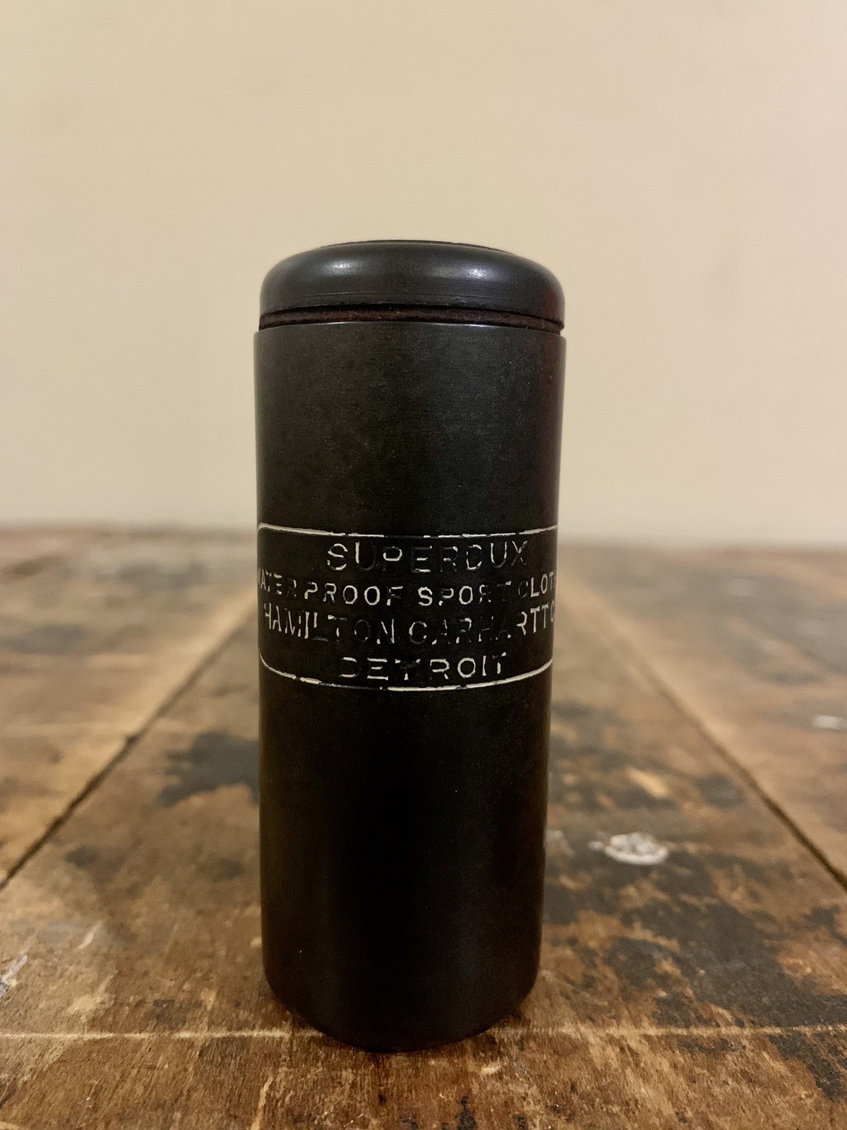 1930\'s Superdux Sport Clothing Carhartt  Bakelite Match Safe Detroit Michigan