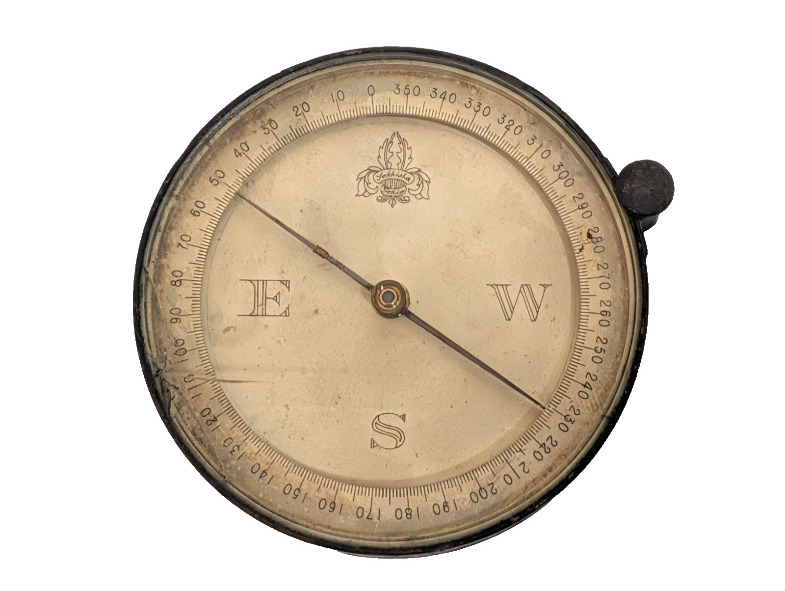 Antique Brass Original WWII Japanese Sokkisha Tokyo Military Field Compass