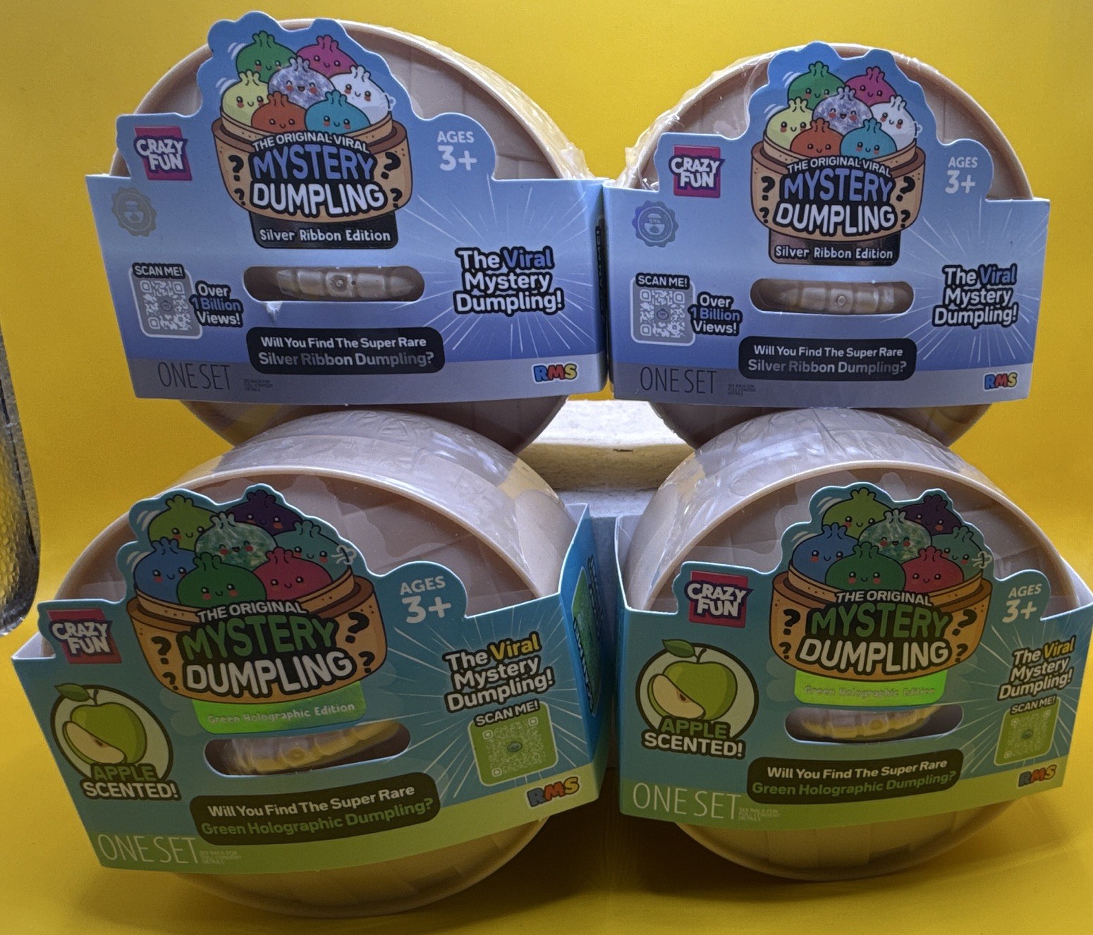 RMS Crazy Fun Mystery Dumpling Silver Ribbon Dumpling Green Holographic Dumpling