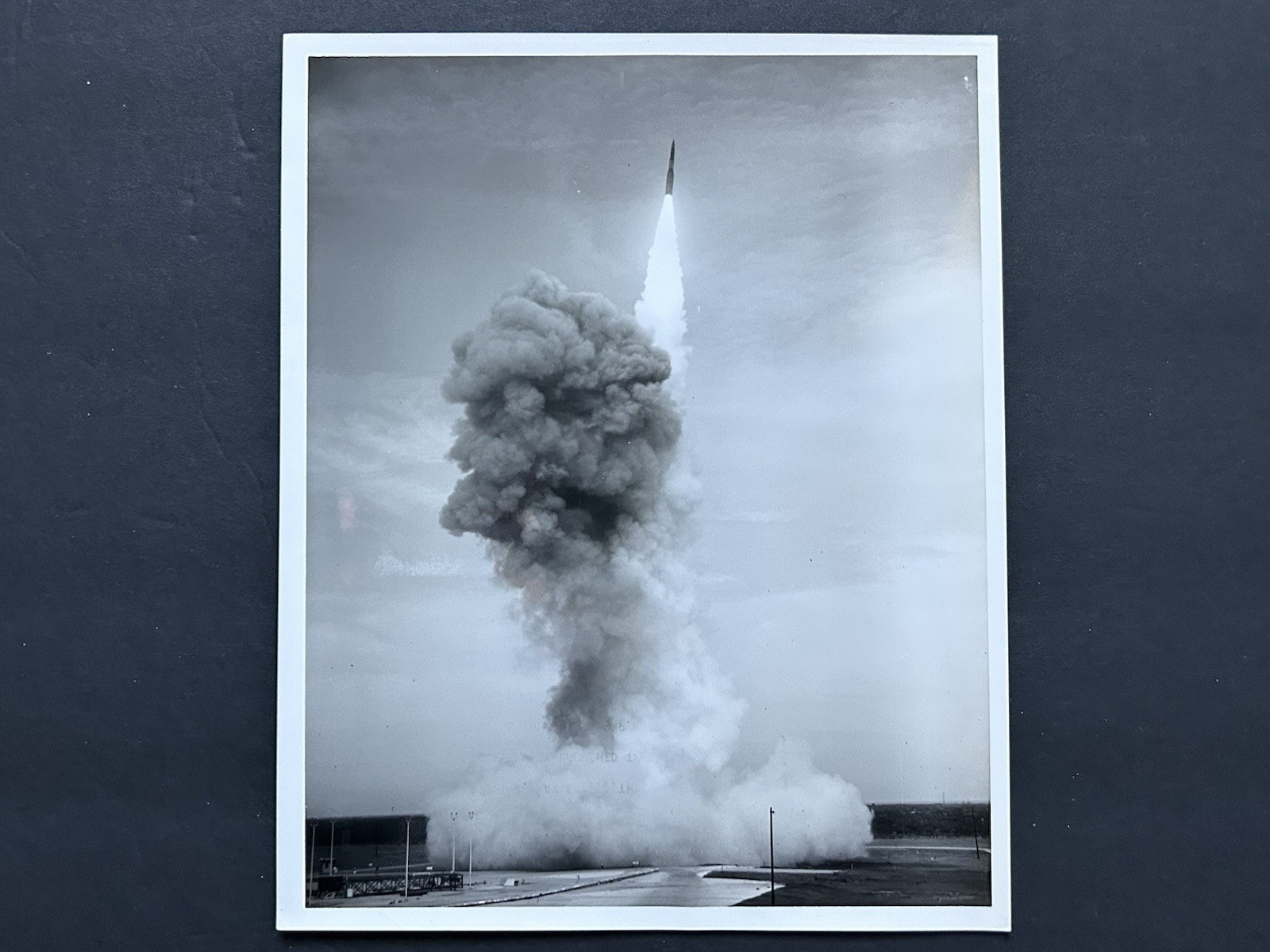 1964 NASA U. S. Air Force “Launch of Minuteman Missile” Publicity Photograph
