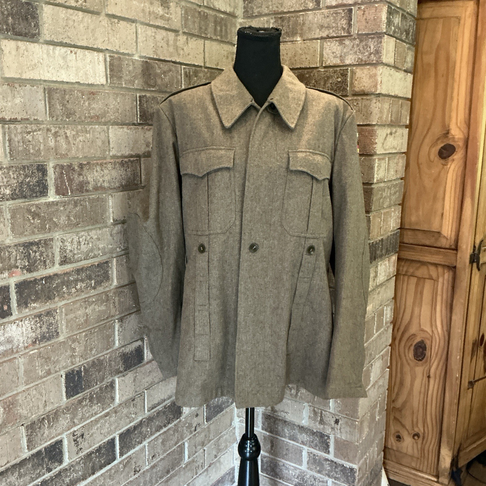 1959 West German Bundeswehr Luftwaffe Wool Field Jacket s 100 Feller-Eckert 50E2