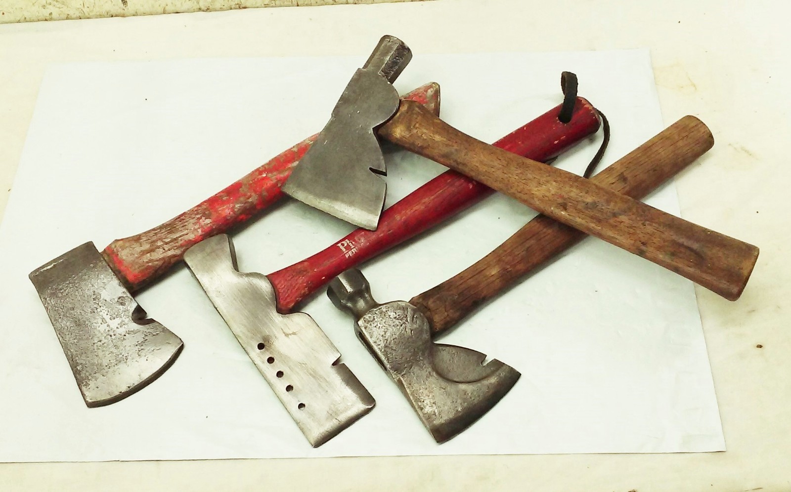 Vintage carpenters roofing shinglers framing Hatchet camp Axe LOT PLUMB USA