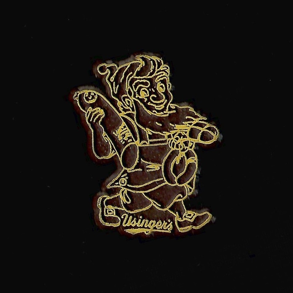 Usinger's Sausage Magnet Flexible Rubber Fridge Magnet Advertise '70s