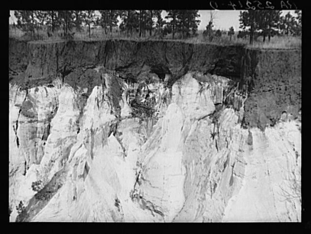 Photo:Stewart County Georgia 1937 Erosion Gully Washout FSA