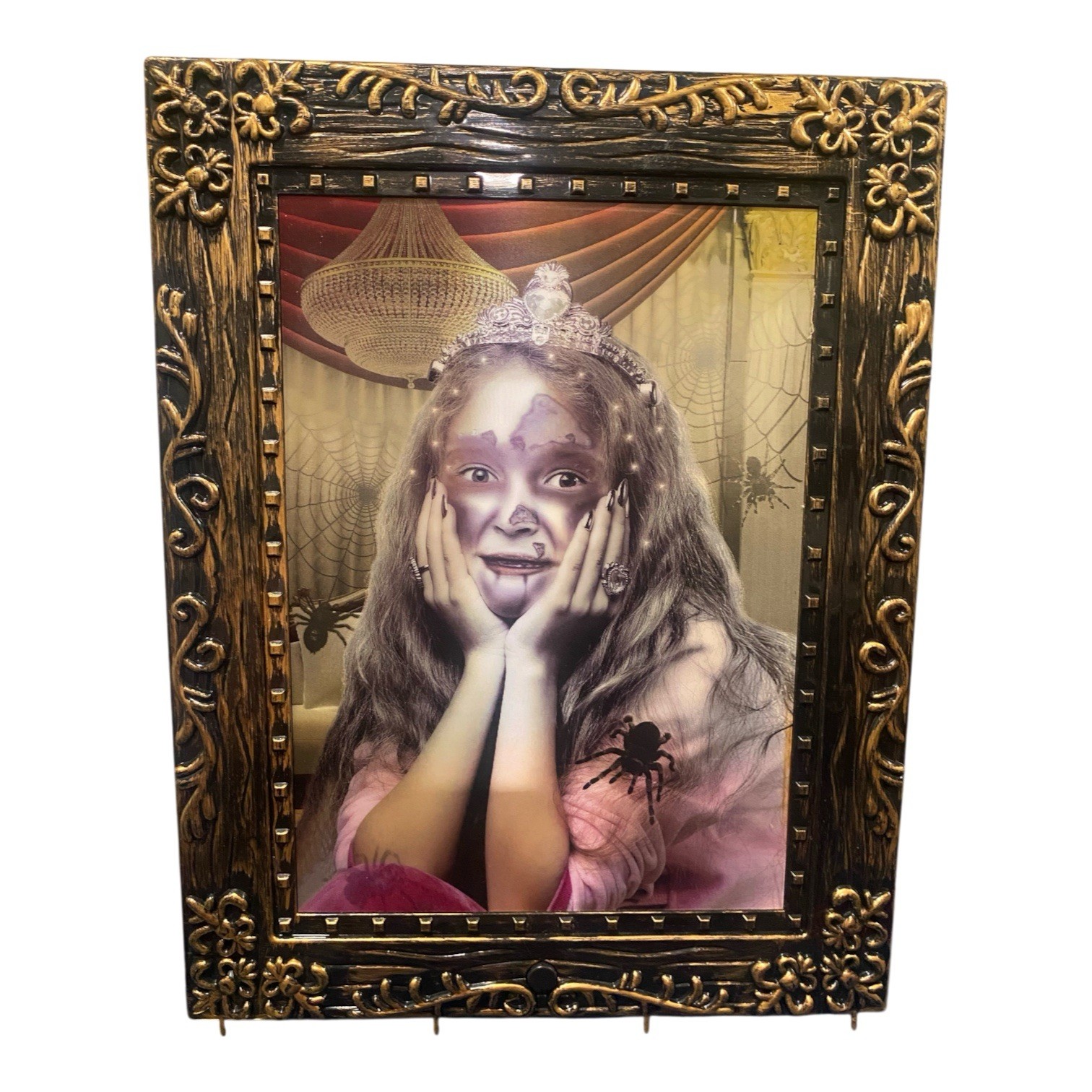 Halloween Haunted Portrait Princess Lenticular Changing Picture Frame Spooky