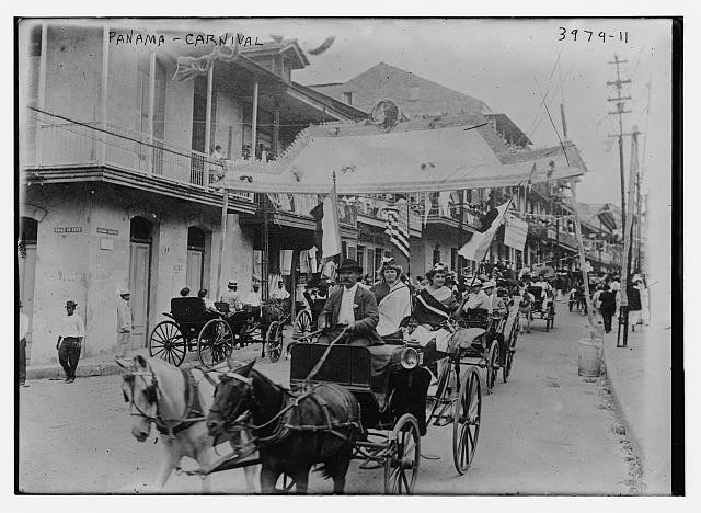 Photo:Panama City Panama 1900s Carnival Horse Carriage Parade