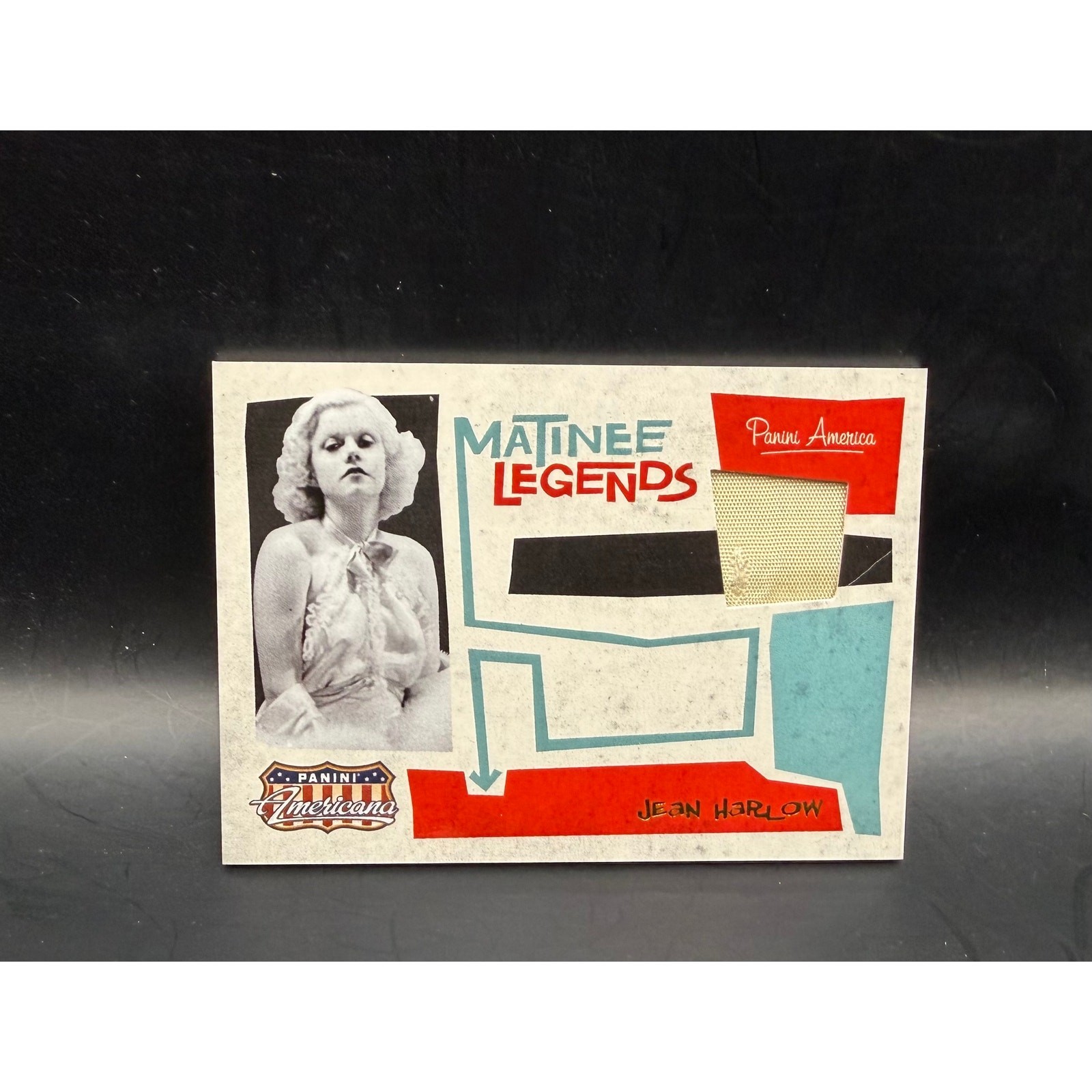 2011 Panini Americana Jean Harlow Relic Swatch 76/499 Matinee Legends Hollywood