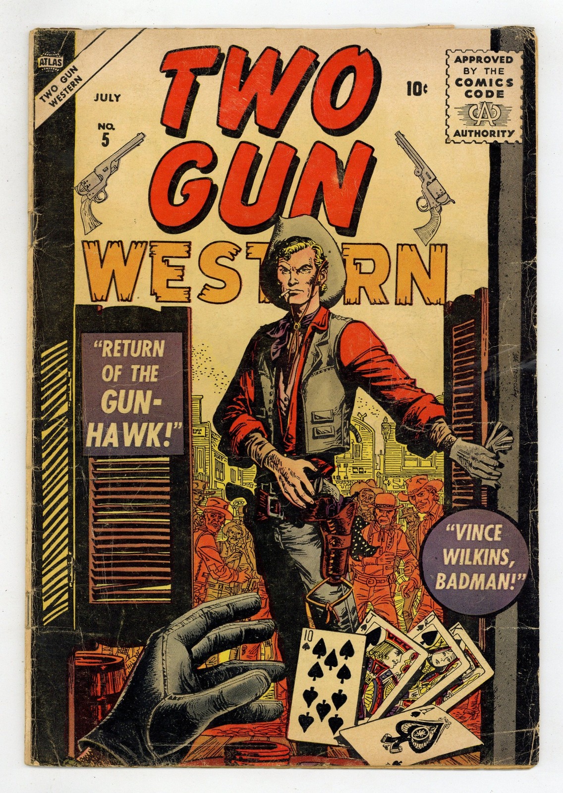 Two Gun Western #5 GD+ 2.5 1957