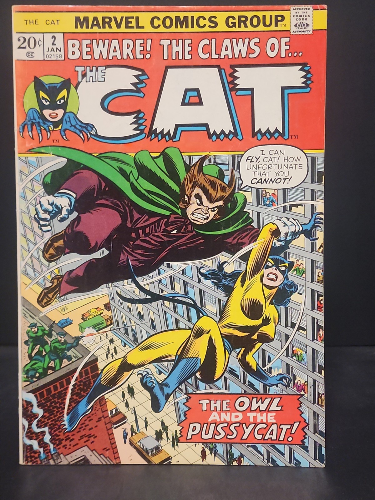 Beware The Claws of the Cat 2, Beautiful  Copy. 1973 Bronze Age Marvel 