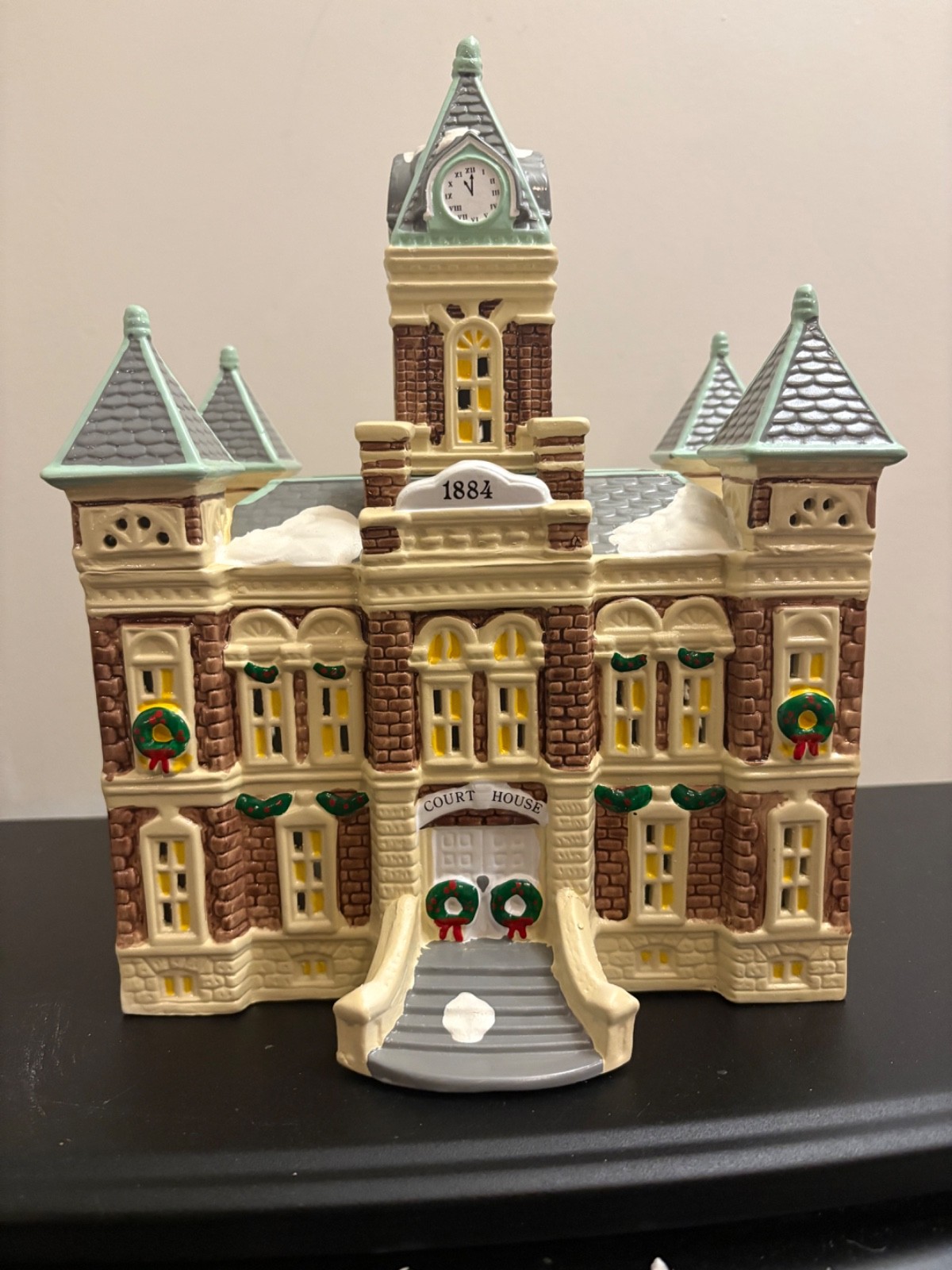 Dept 56 The Original Snow Village County Courthouse 1989 Retired In 93 Mint