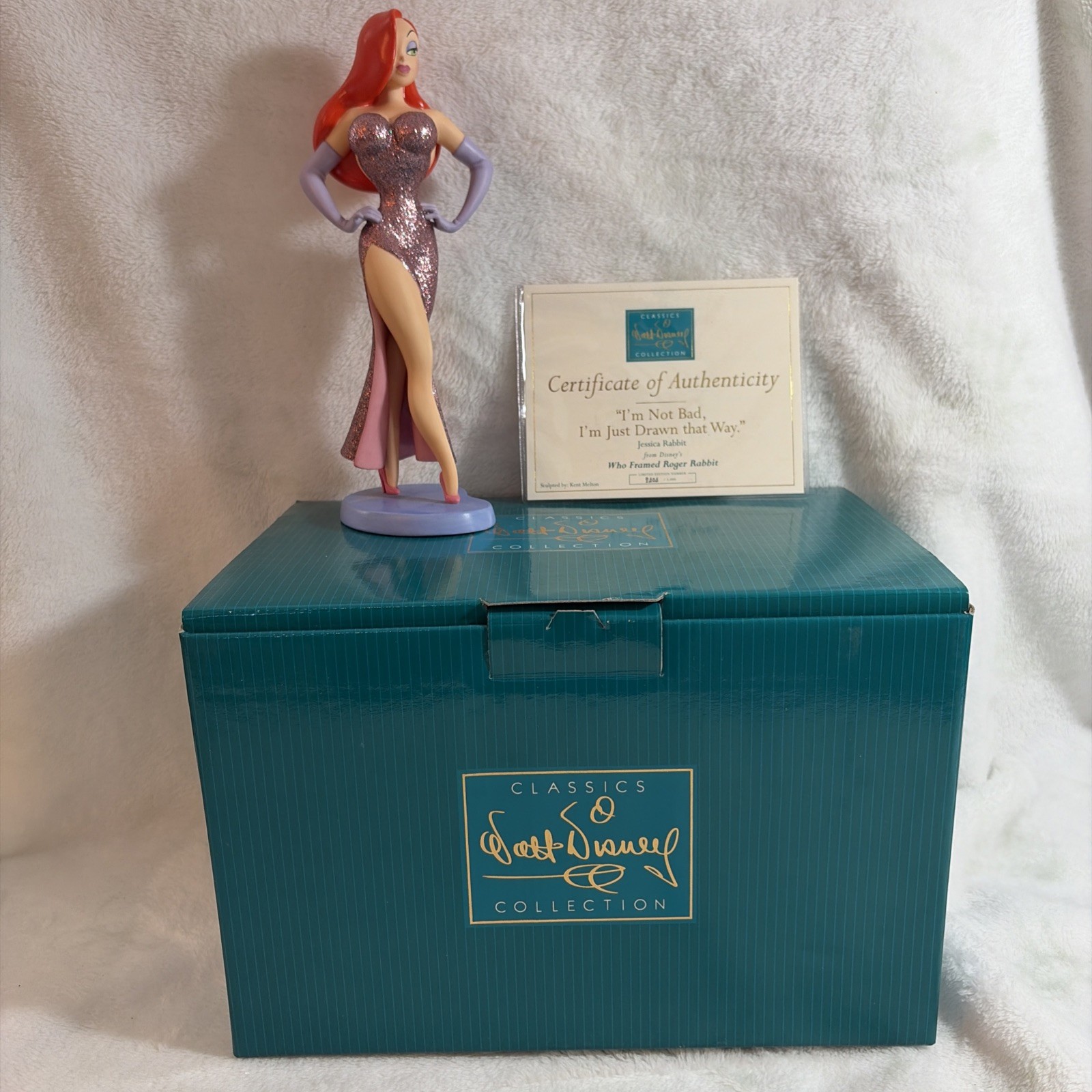 WDCC Jessica Rabbit I'm Not Bad Figurine 2004 LE 2404/5000 Box COA Disney