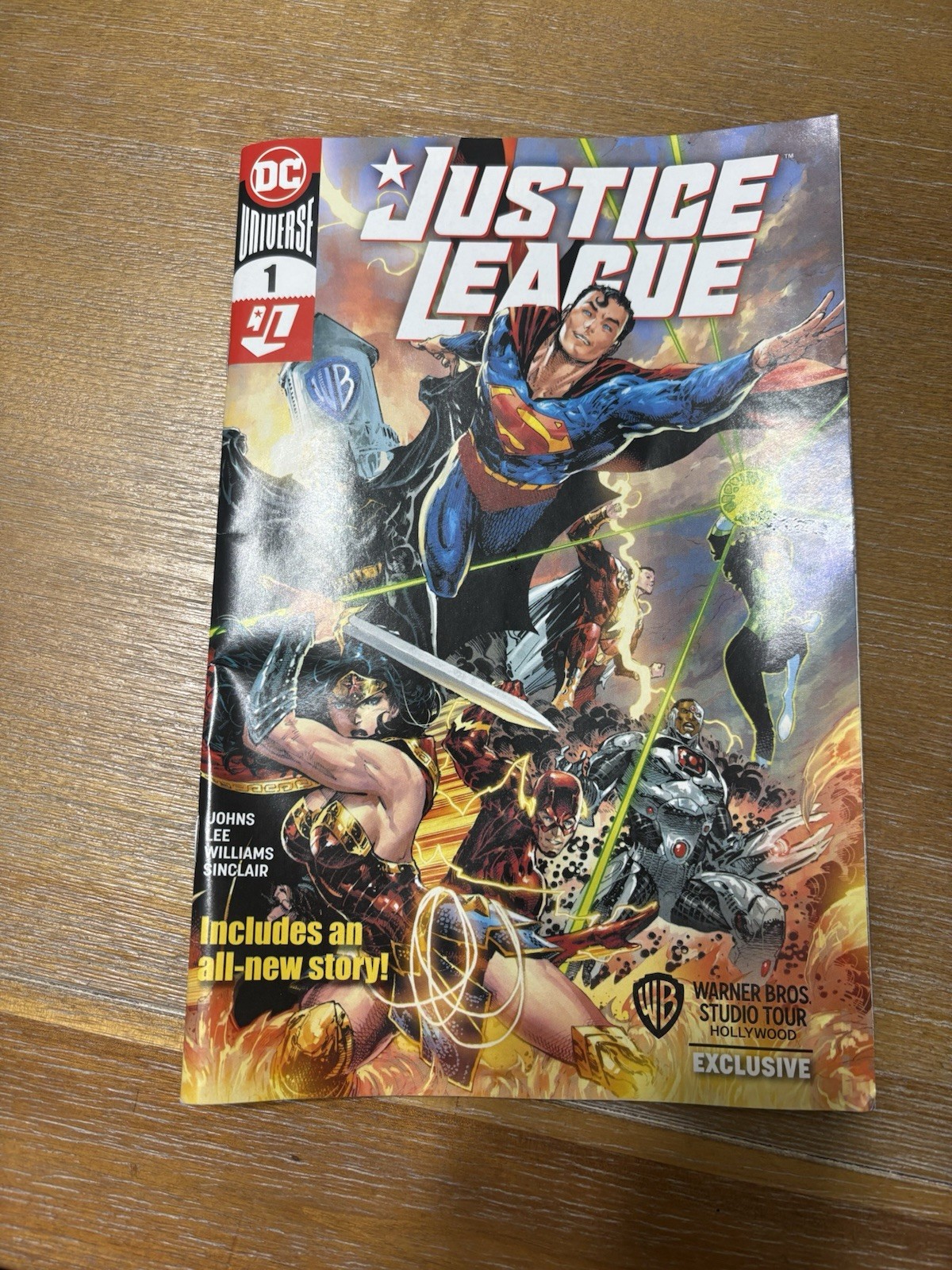 DC Universe 1 Justice League Warner Bros Studio Tour Hollywood Exclusive Collect