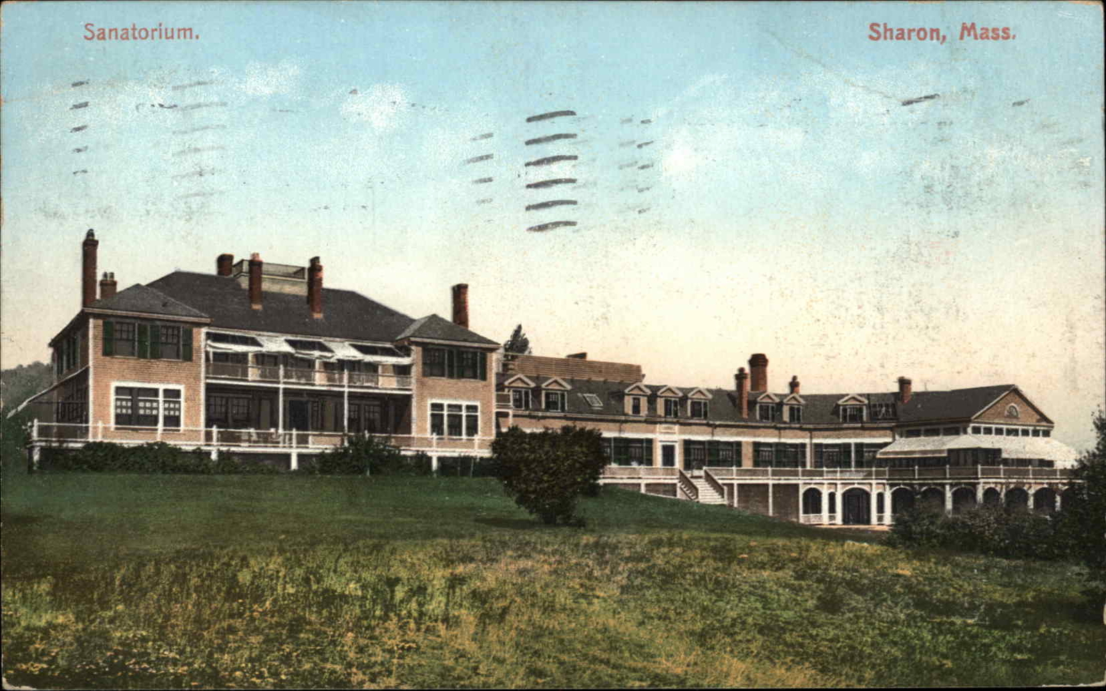 Sharon Massachusetts MA Sanatorium c1910 Vintage Postcard