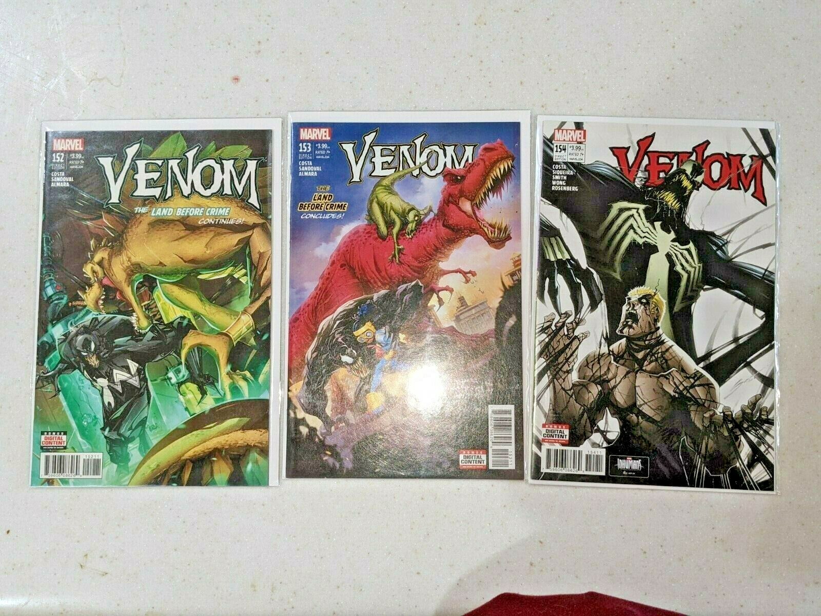 Venom #152-154 (2017) Marvel Comic Book