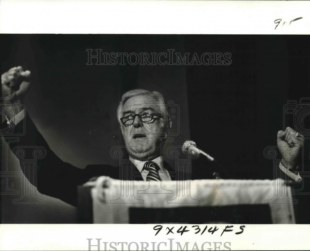 1979 Press Photo John Connally, Republican presidential hopeful in New Orleans.