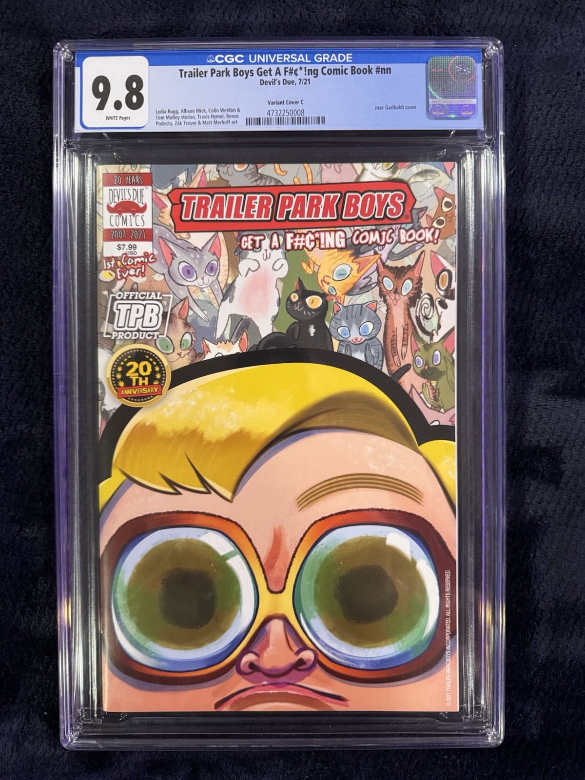 TP Boys Get a F#Ing Comic Book Devils Due, 7/21 Variant Cover C CGC 9.8 🔥RARE💎