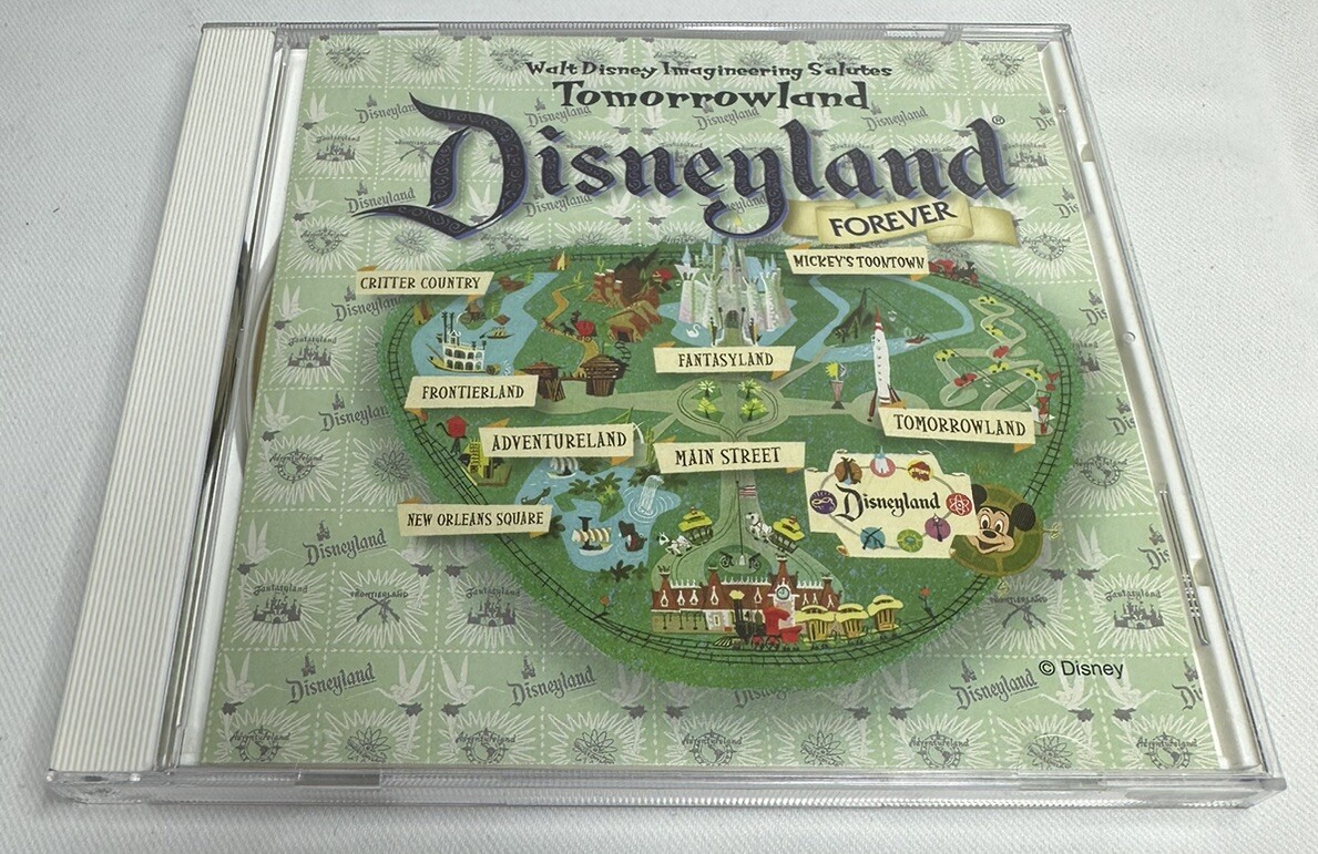 WDI Salutes Tomorrowland Disneyland Forever CD Rare Exclusive