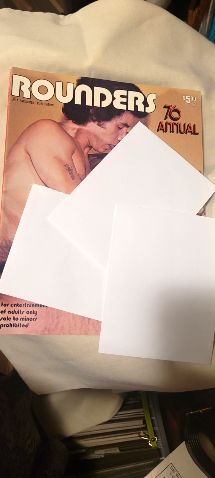 *RARE*Vtg 1979 ROUNDERS Gay Male Interest  LGBTQ Historical Nudes 