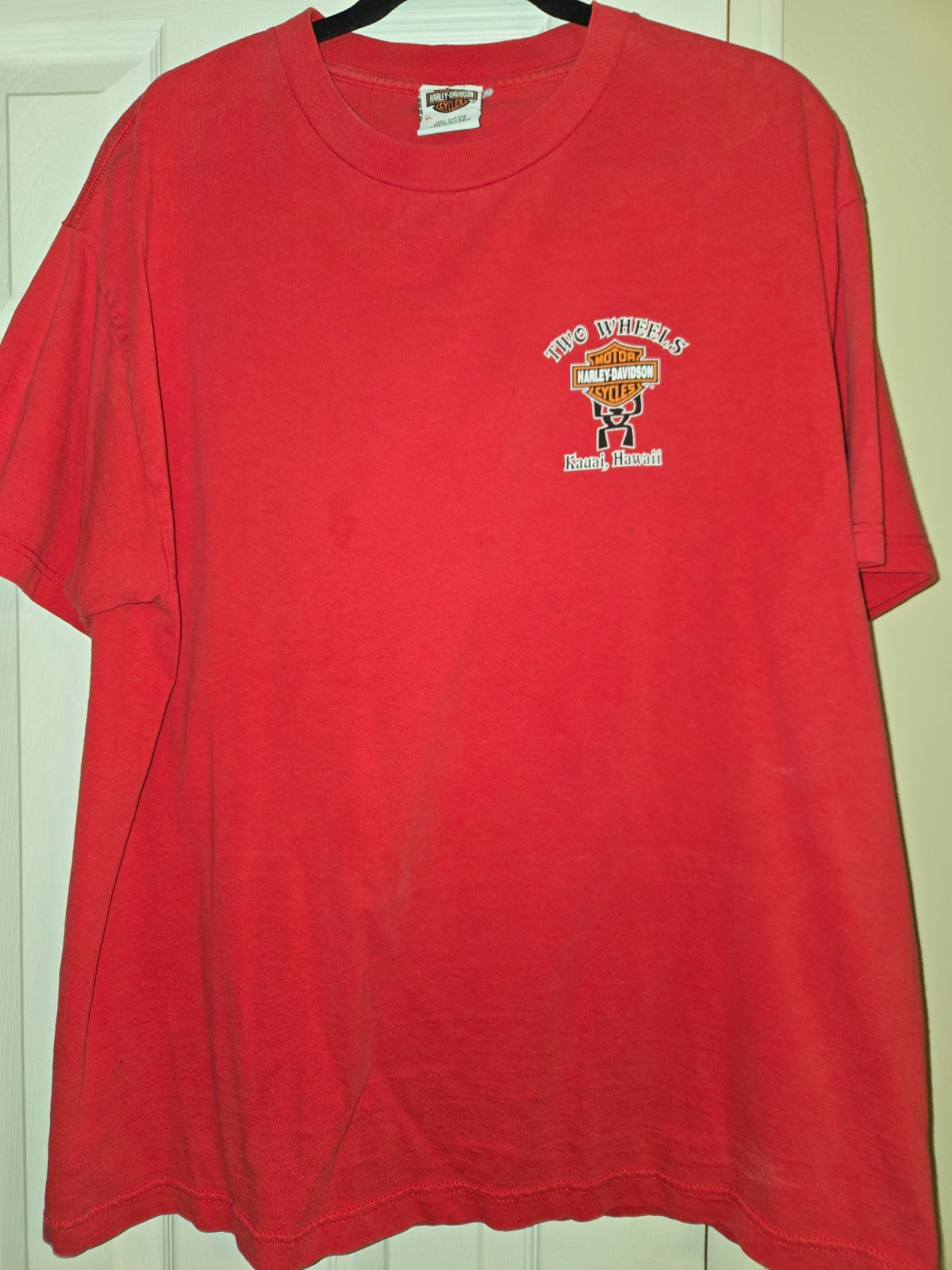Vintage Two Wheels  Kauai, Hawaii Harley Davidson T-Shirt 