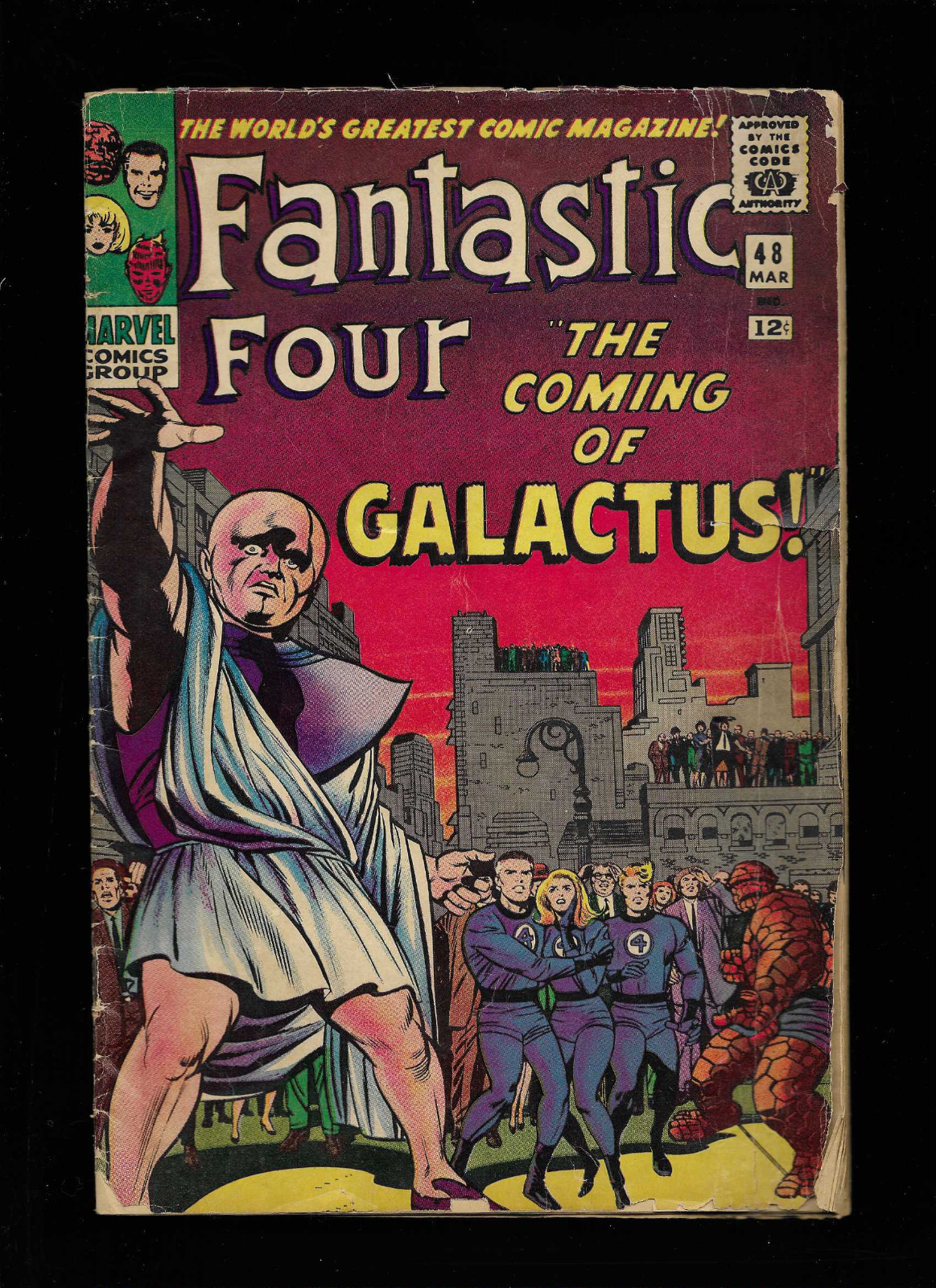 Fantastic Four #48 (1966) KEY 1st appearance of Silver Surfer and Galactus