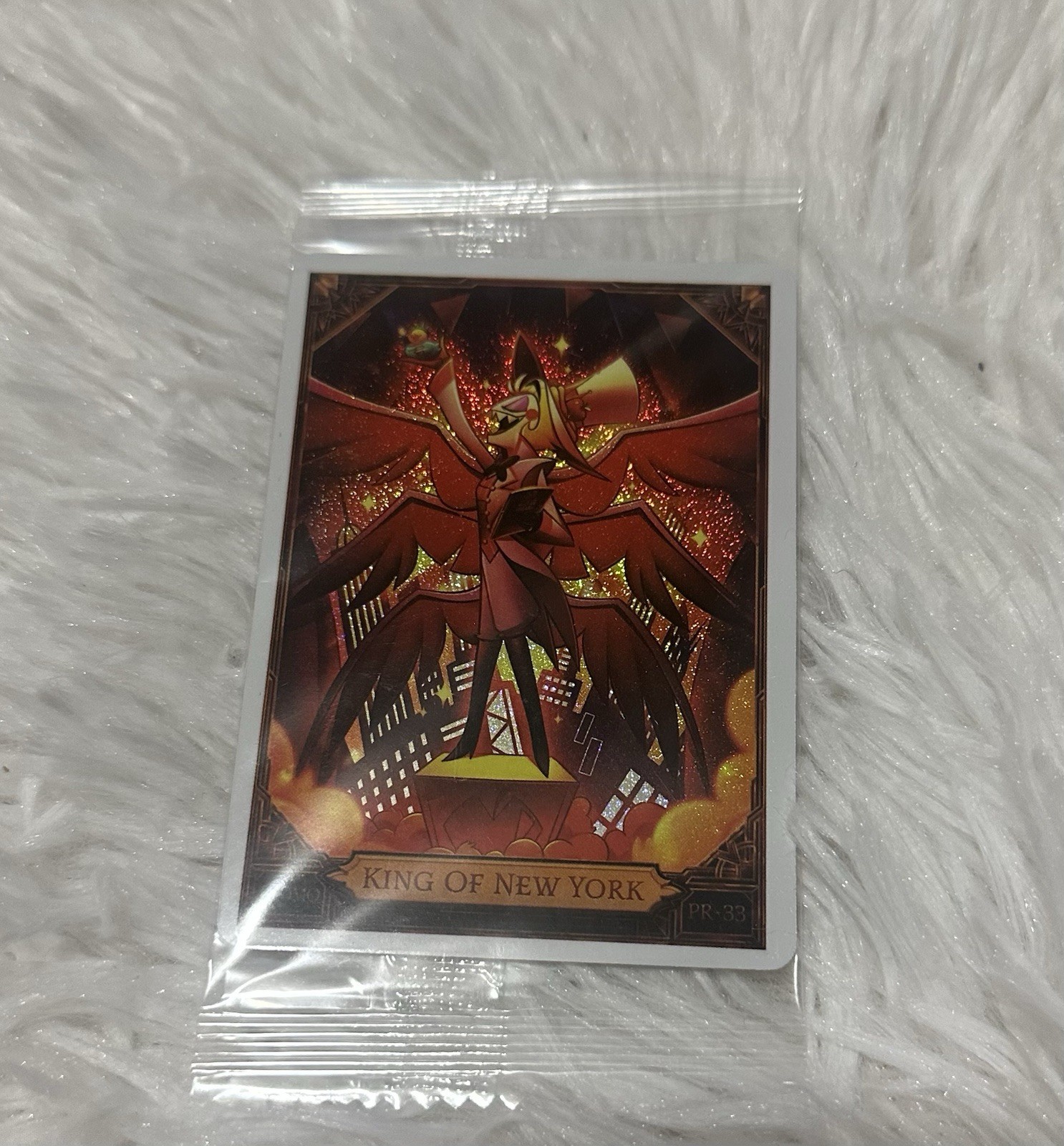 NYCC 2026 PSA HAZBIN HOTEL LUCIFER KING OF NEW YORK PROMO CARD