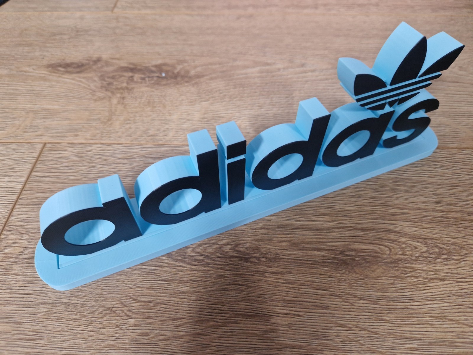Adidas Original Ice Blue - 3D Shop Display Collection Sign Collectors Display 