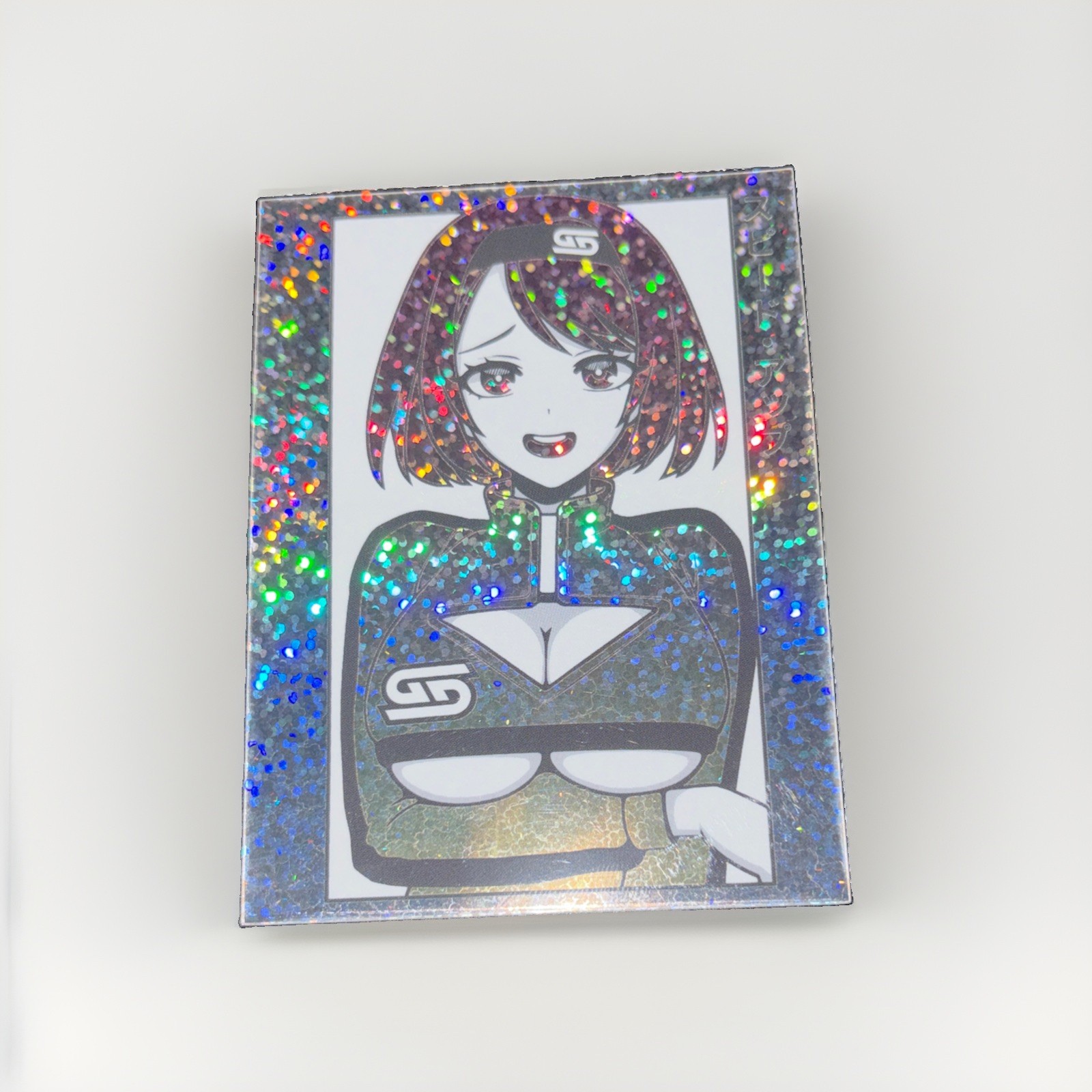 Gamersupps GG Waifu Cup S3.11 Heart Racer Glitter LE Vinyl Sticker RARE