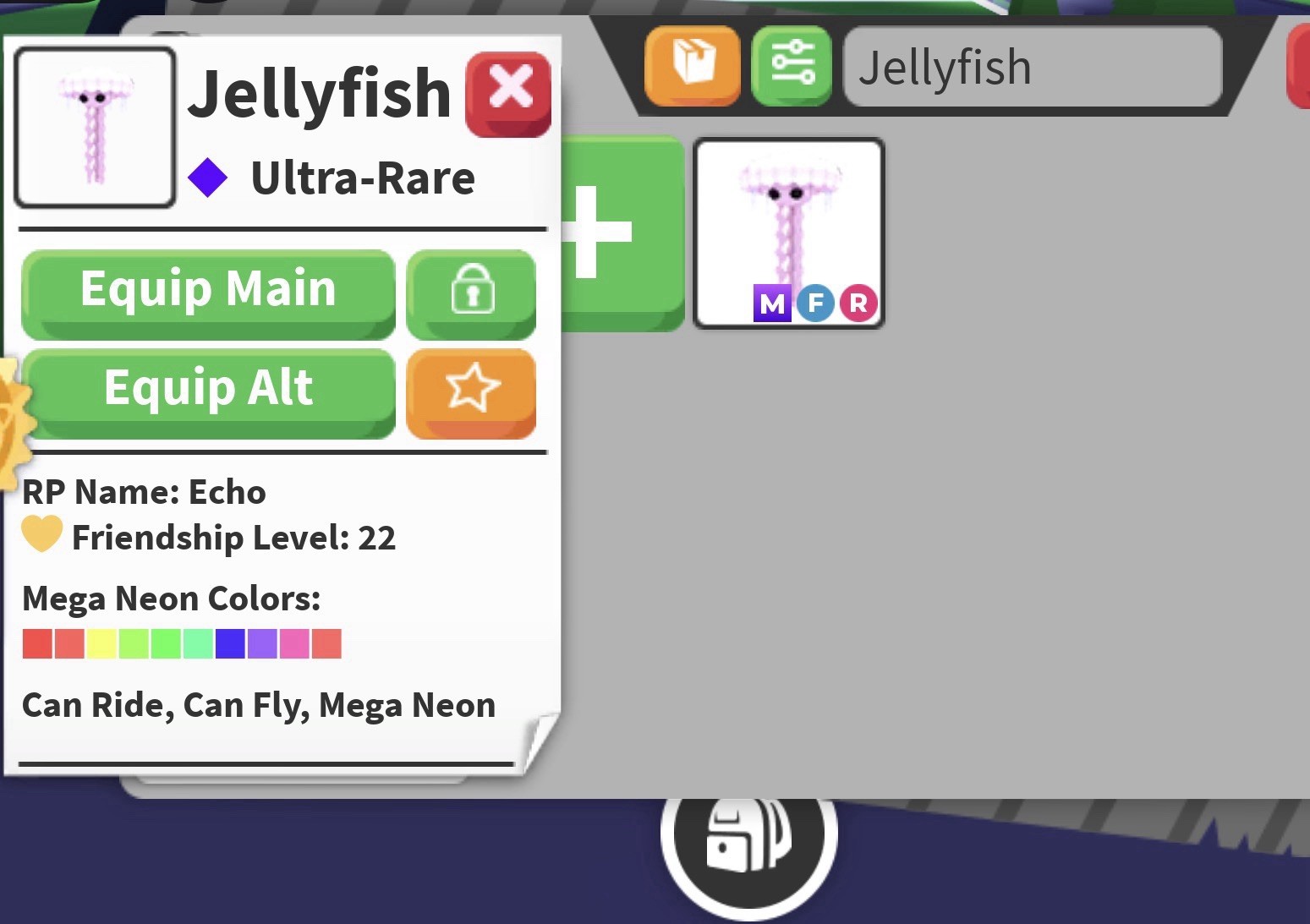 Jellyfish Ultra-Rare Mega Neon Can Ride Can Fly Crypto-Collectible