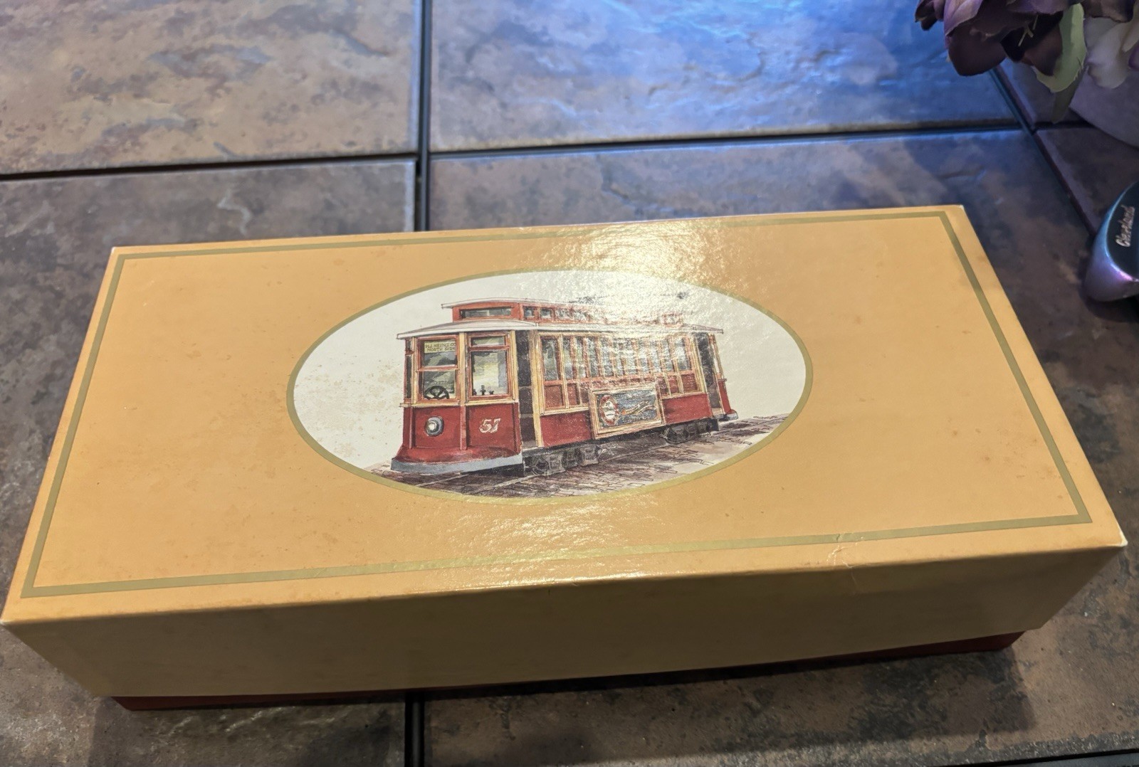 1988 Vintage H J Heinz Co Ketchup Shareholder Award Trolley Streetcar Bank