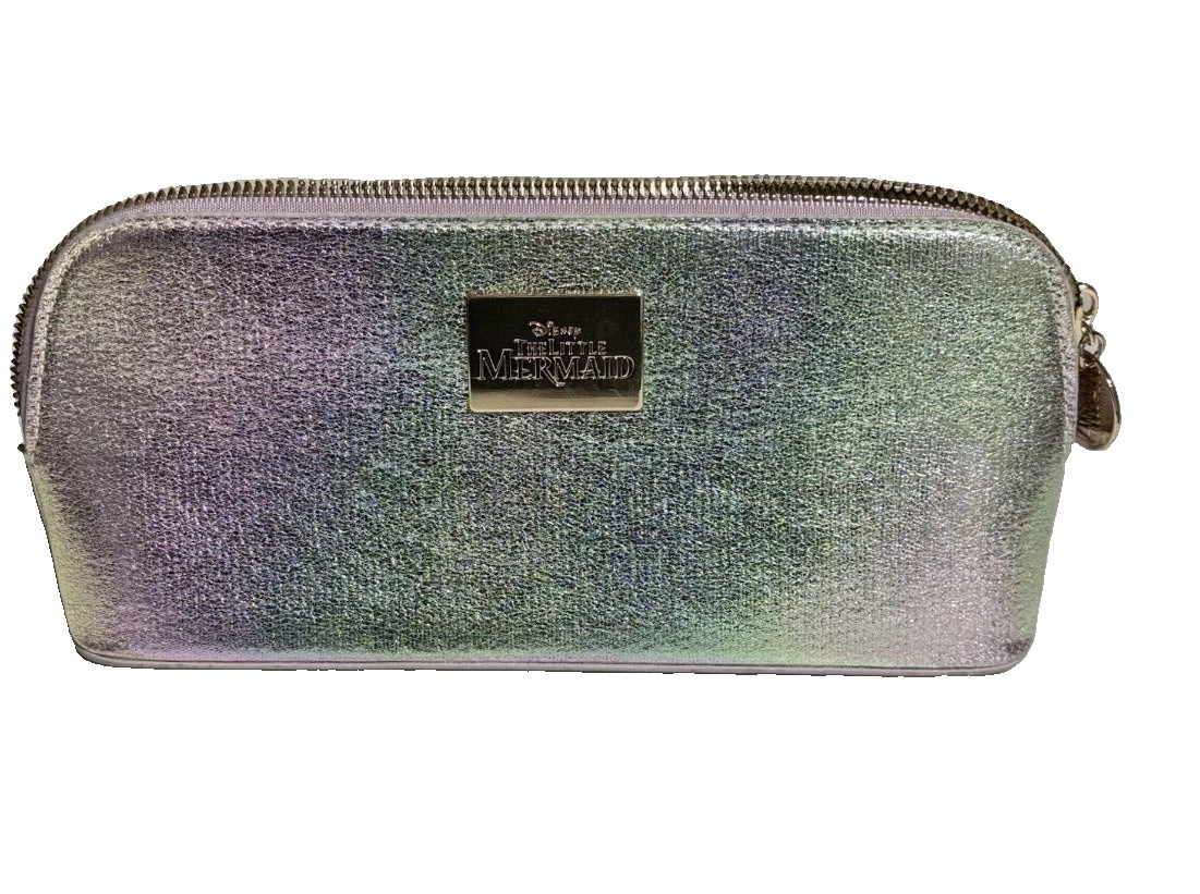 Disney Little Mermaid × Sigma Beauty Iridescent Makeup Bag Cosmetic Pouch Ariel 