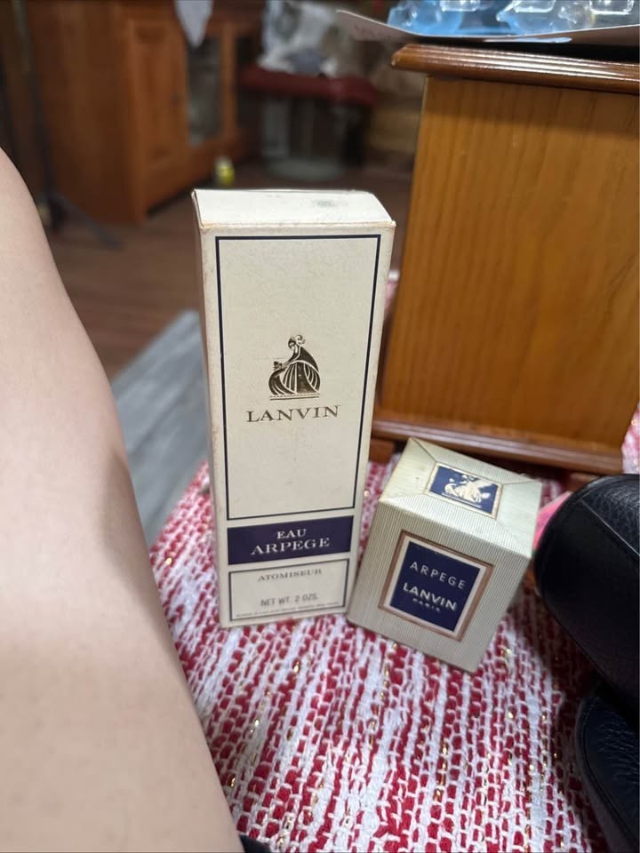 1980s vintage Lanvin Arpege Perfume Set