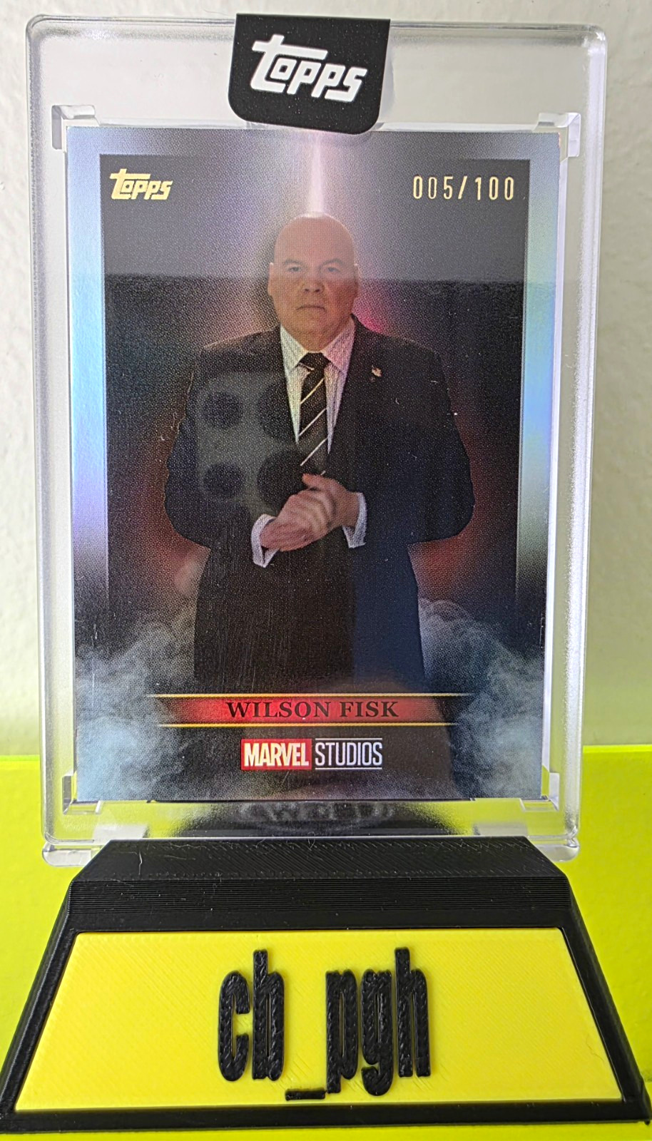 2025 Topps Marvel The Collector Wilson Fisk/Kingpin V-15 005/100
