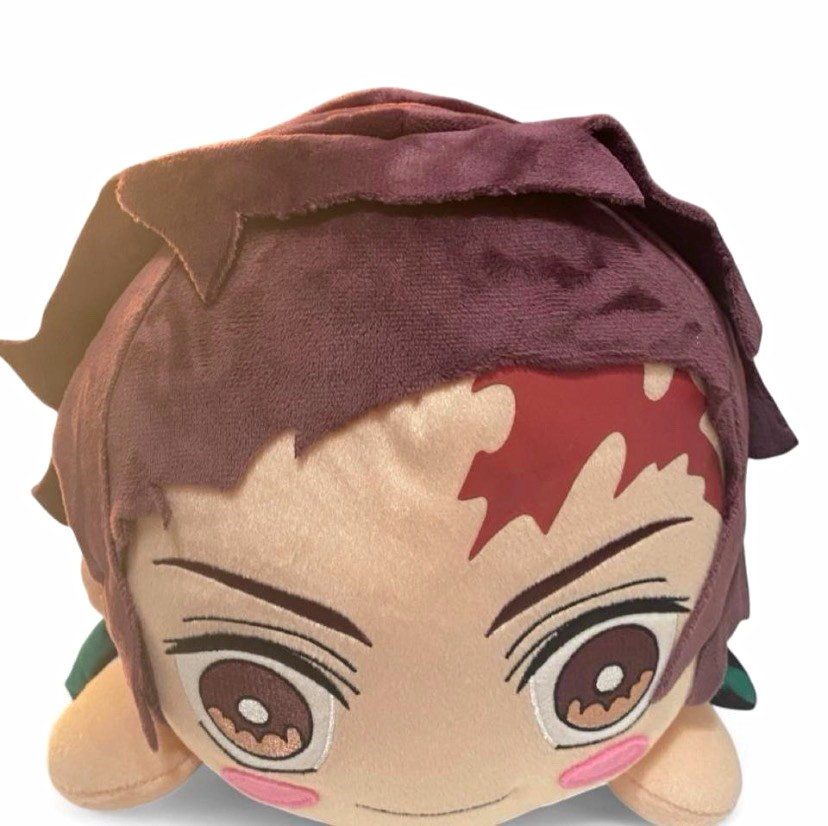 SEGA Demon Slayer Tanjiro Kamado Plush Doll Green/Black Checkered Haori Tag 16