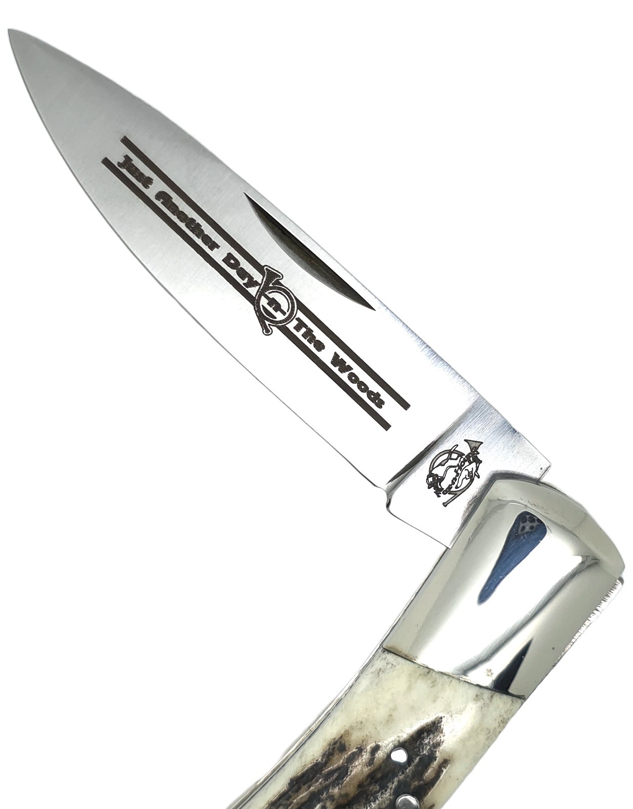 Fox-N-Hound FA3C Knife Stag Italy Just Another Day In The Woods NIB
