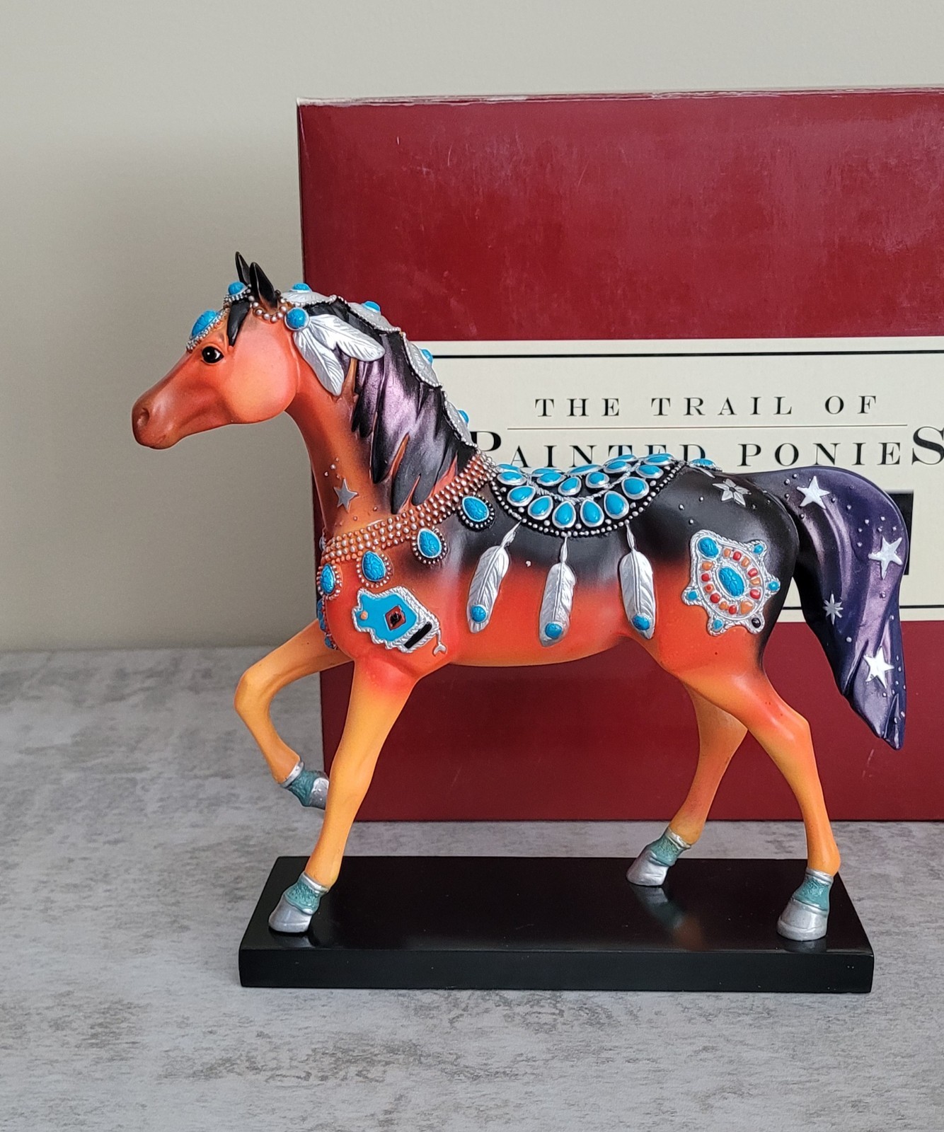 The Trail Of Painted Ponies, 12243 Native Jewel Pony, Signed 247/250 1E 0985