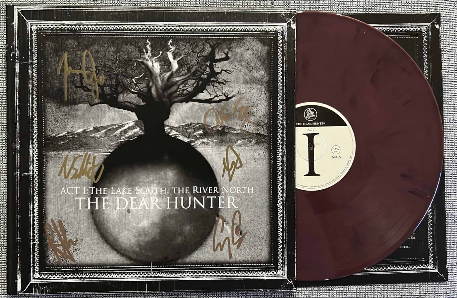THE DEAR HUNTER BAND SIGNED ACT I LP VINYL RECORD ALBUM AUTOGRAPHED - JSA COA