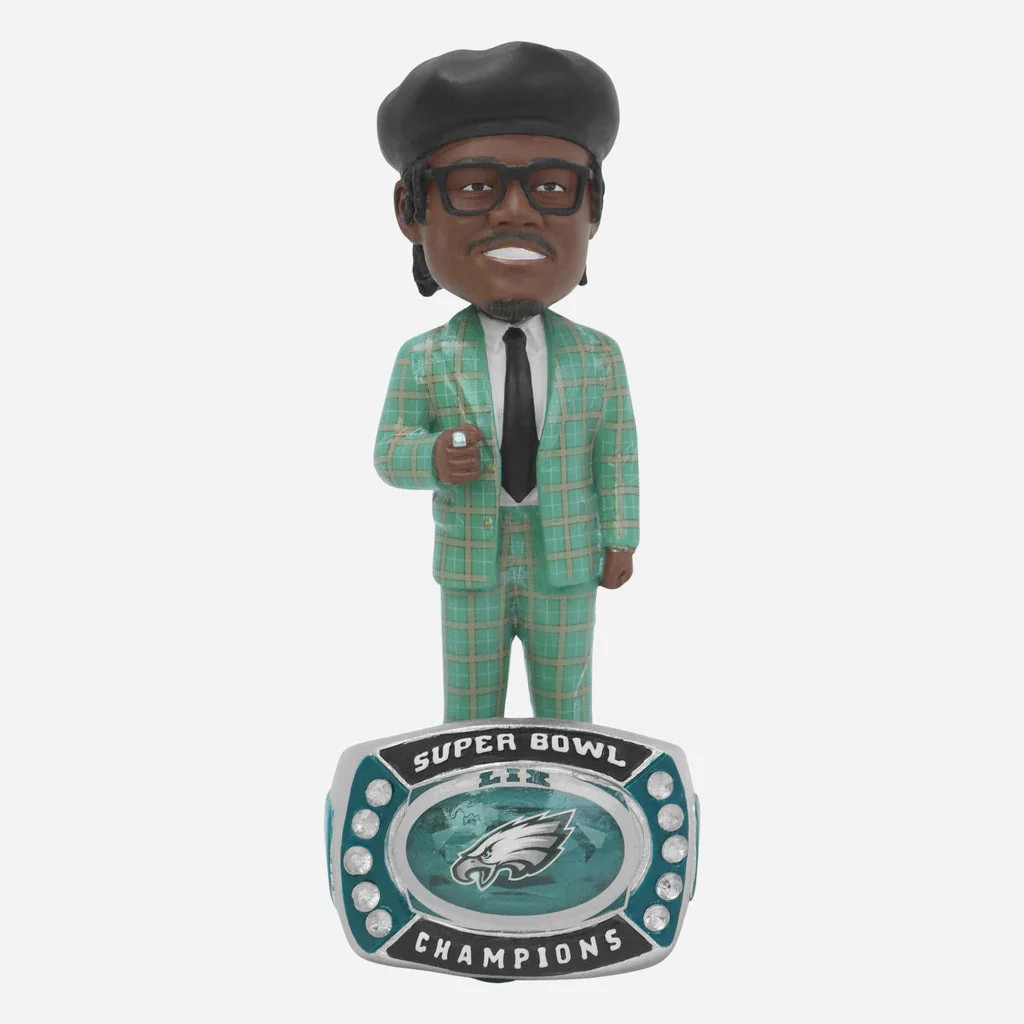 A.J. Brown Philadelphia Eagles Ring Ceremony Ring Base Bobblehead NFL Football