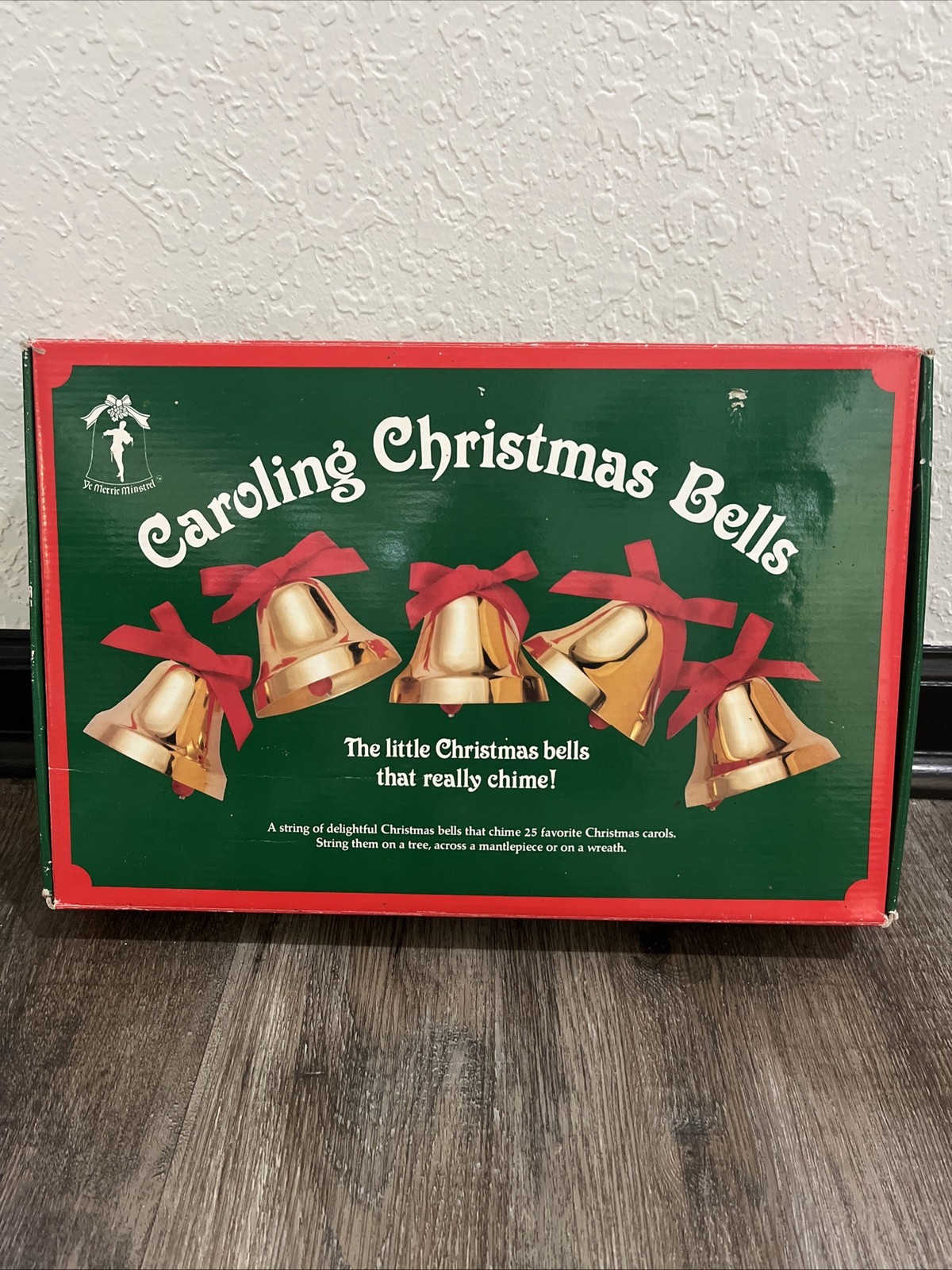Vintage Ye Merrie Minstrel Caroling Christmas Bells *Parts Only*