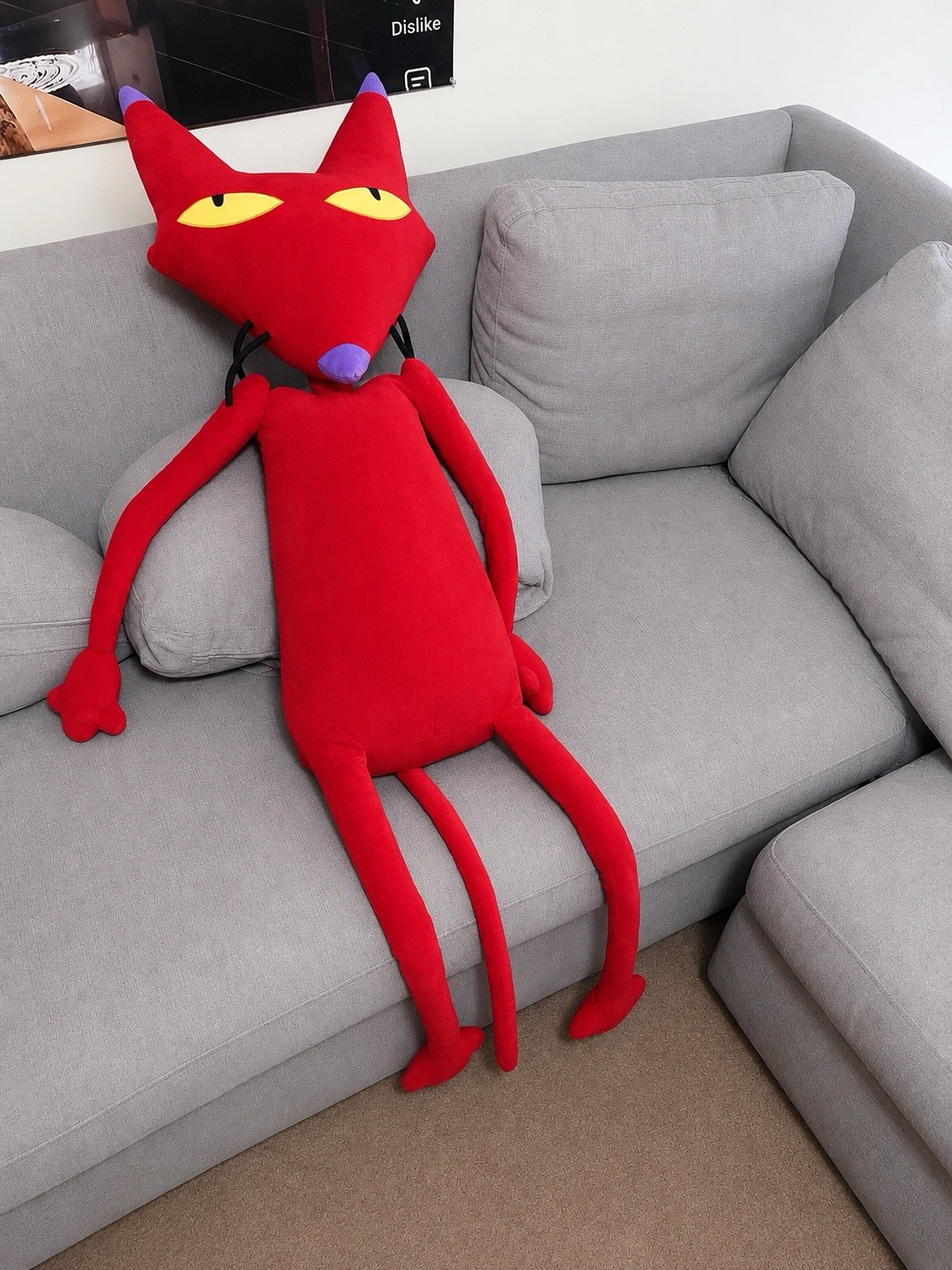 Cartoon NetworkSlumpykev Katz Body Pillow RARE LIFESIZE