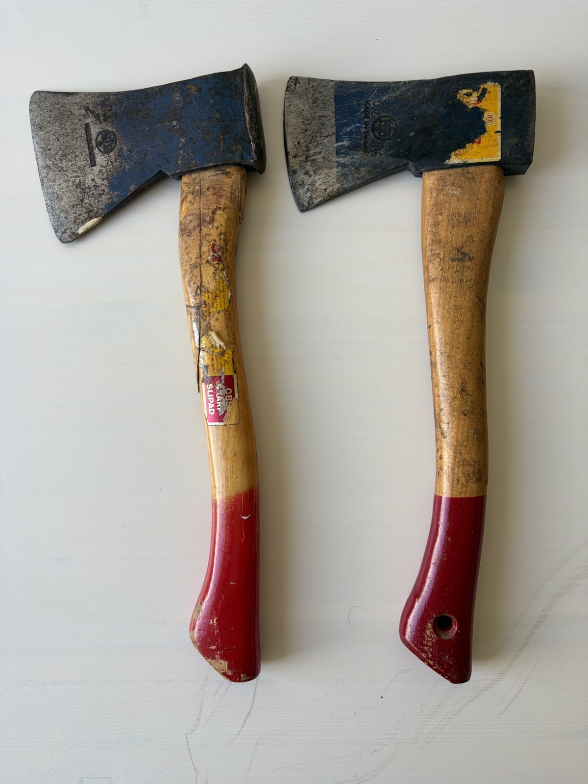 2X Vintage HB  Hults Bruk Axe Hatchet  0.7kg Made in Sweden