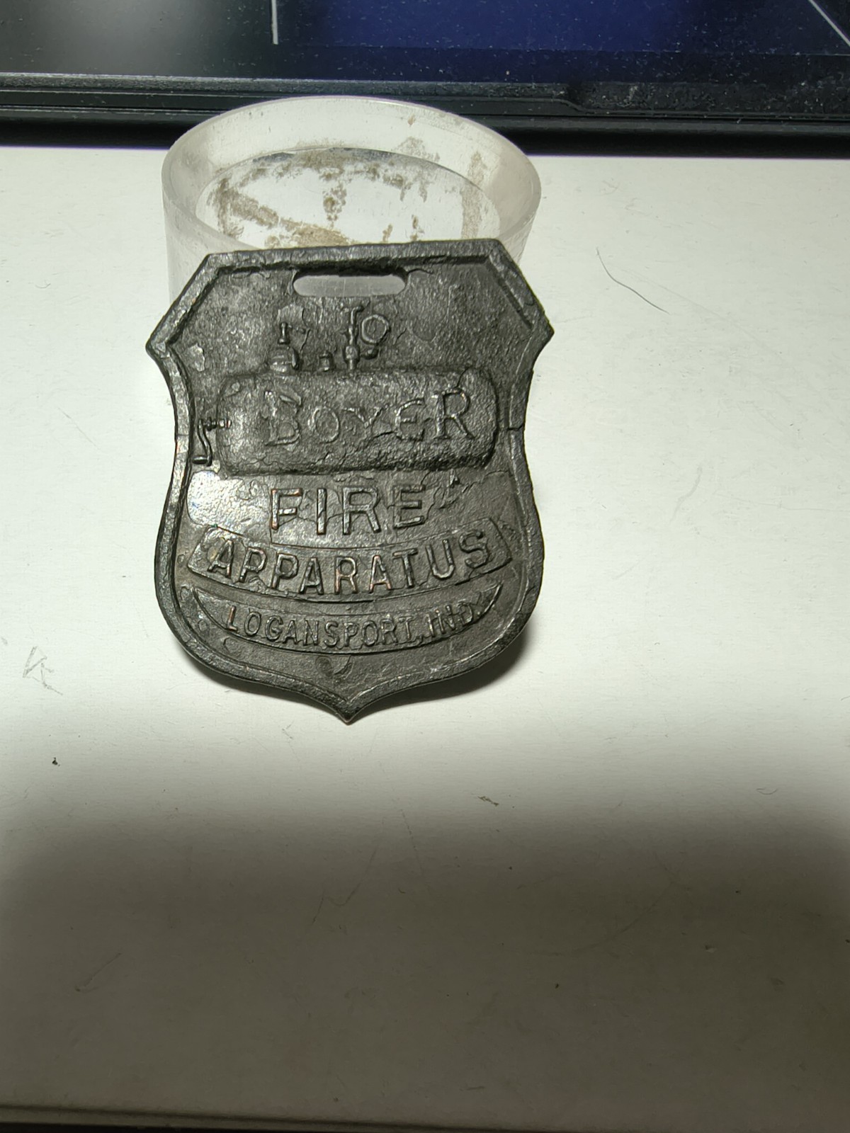 Vintage 1920’s Boyer Fire Apparatus Fog Logo Watch Fob 