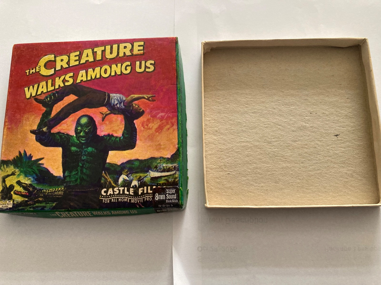 The Creature Walks Among Us - Castle Films - BOX ONLY 5” NO FILM