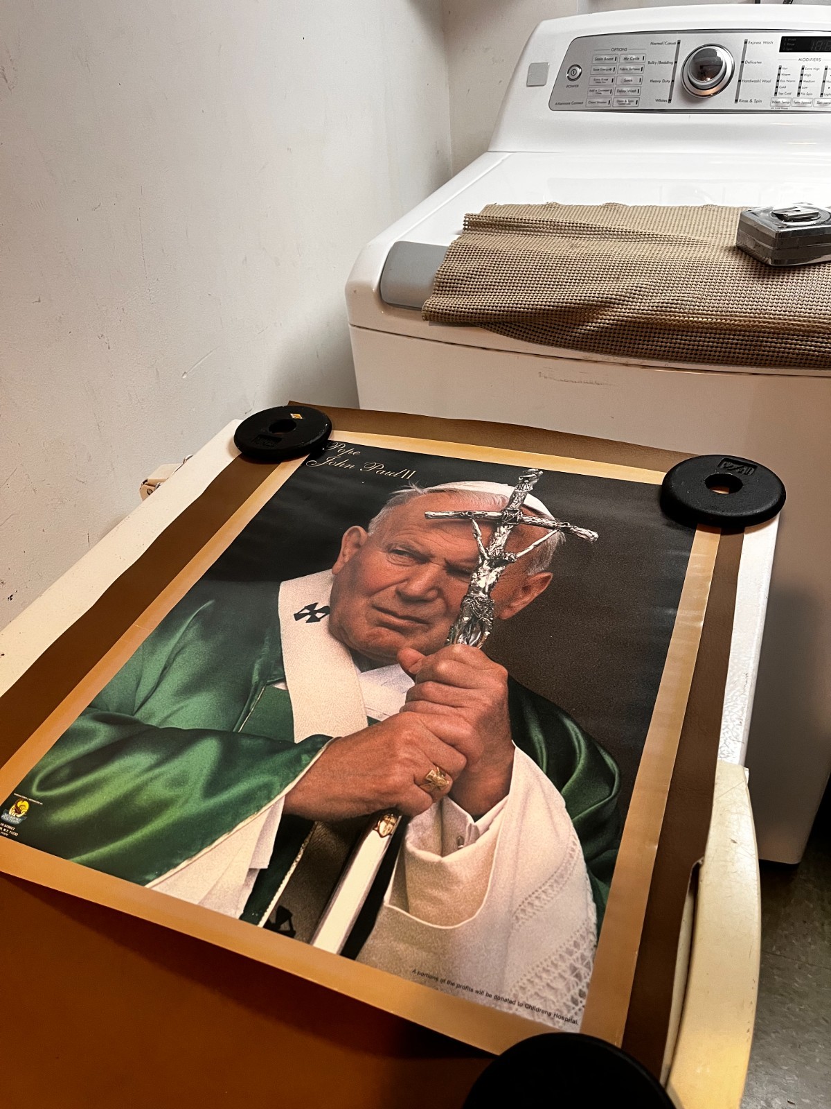Pope John Paul II poster 19x15