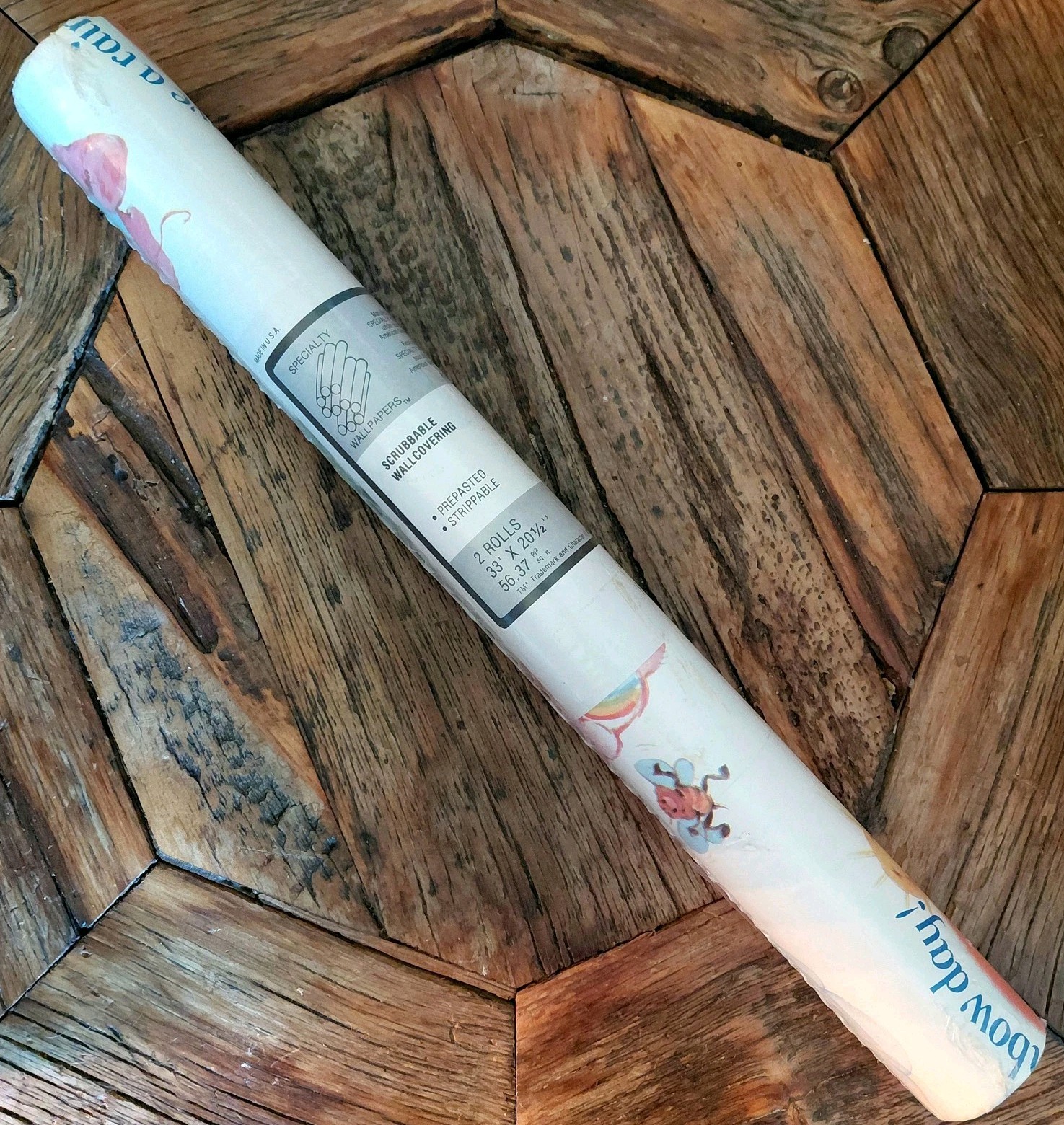Vintage 1980s Care Bears Wallpaper Roll Factory Sealed NOS American Greetings 