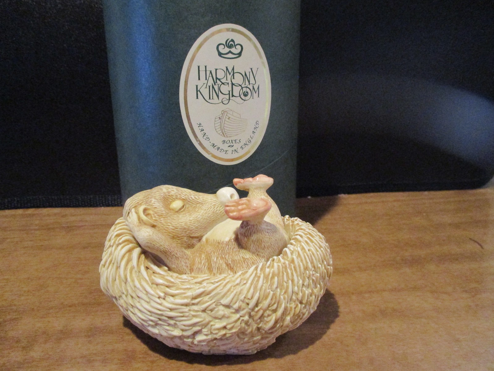 Harmony Kingdom Sunnyside Up Hedgehog UK Made Box Figurine Early Pc