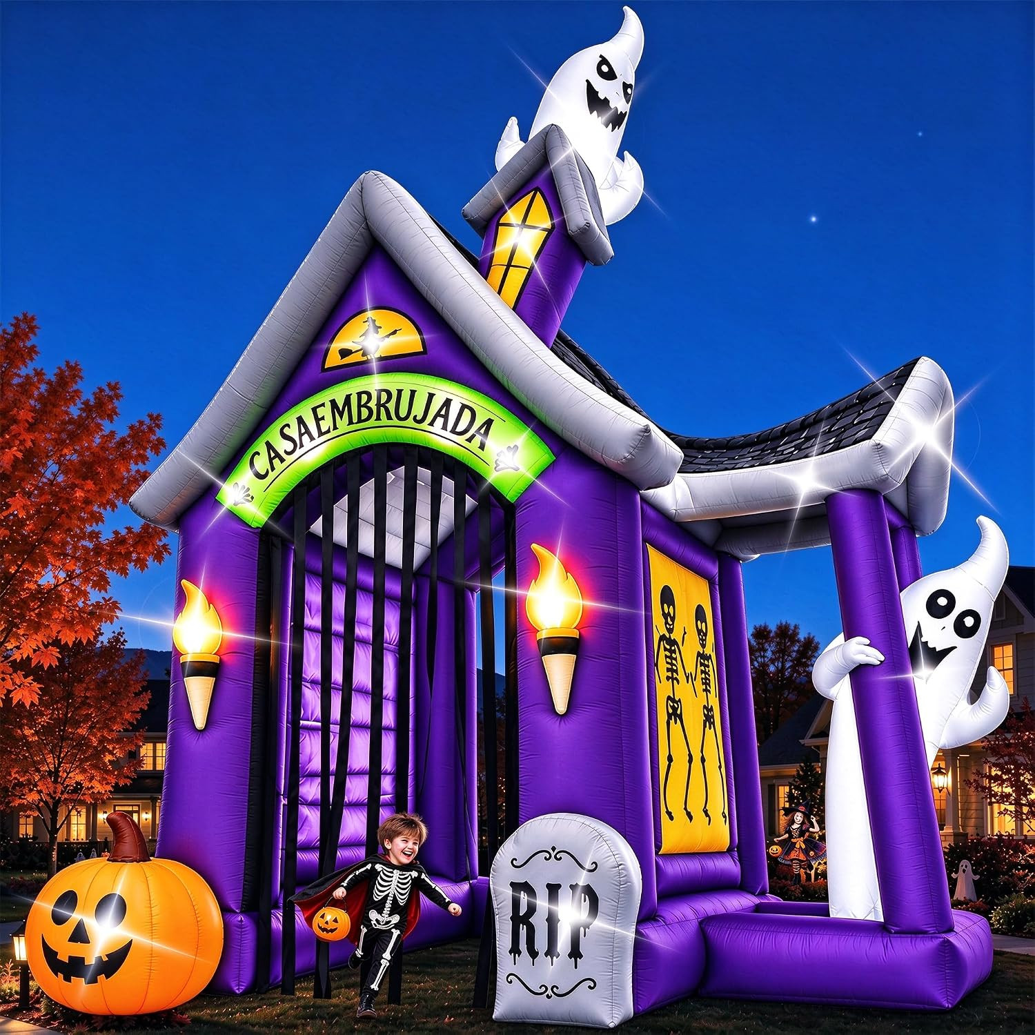 13FT Giant Halloween Inflatable Archway Haunted House Inflatables