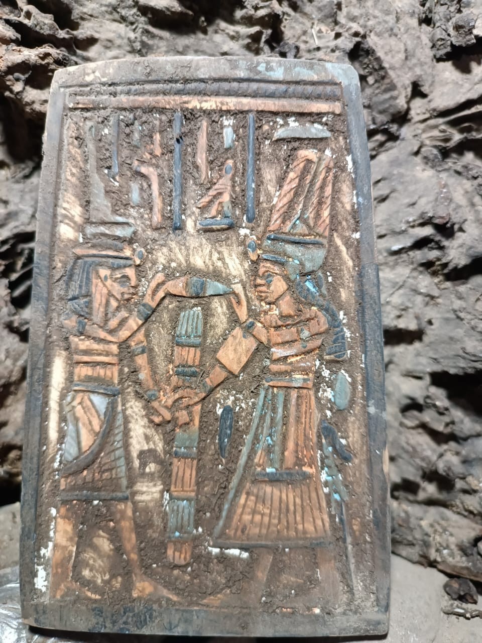 Rare Ancient Egyptian Antiquities Pharaonic Tablet Carved From Stone Egyptian BC