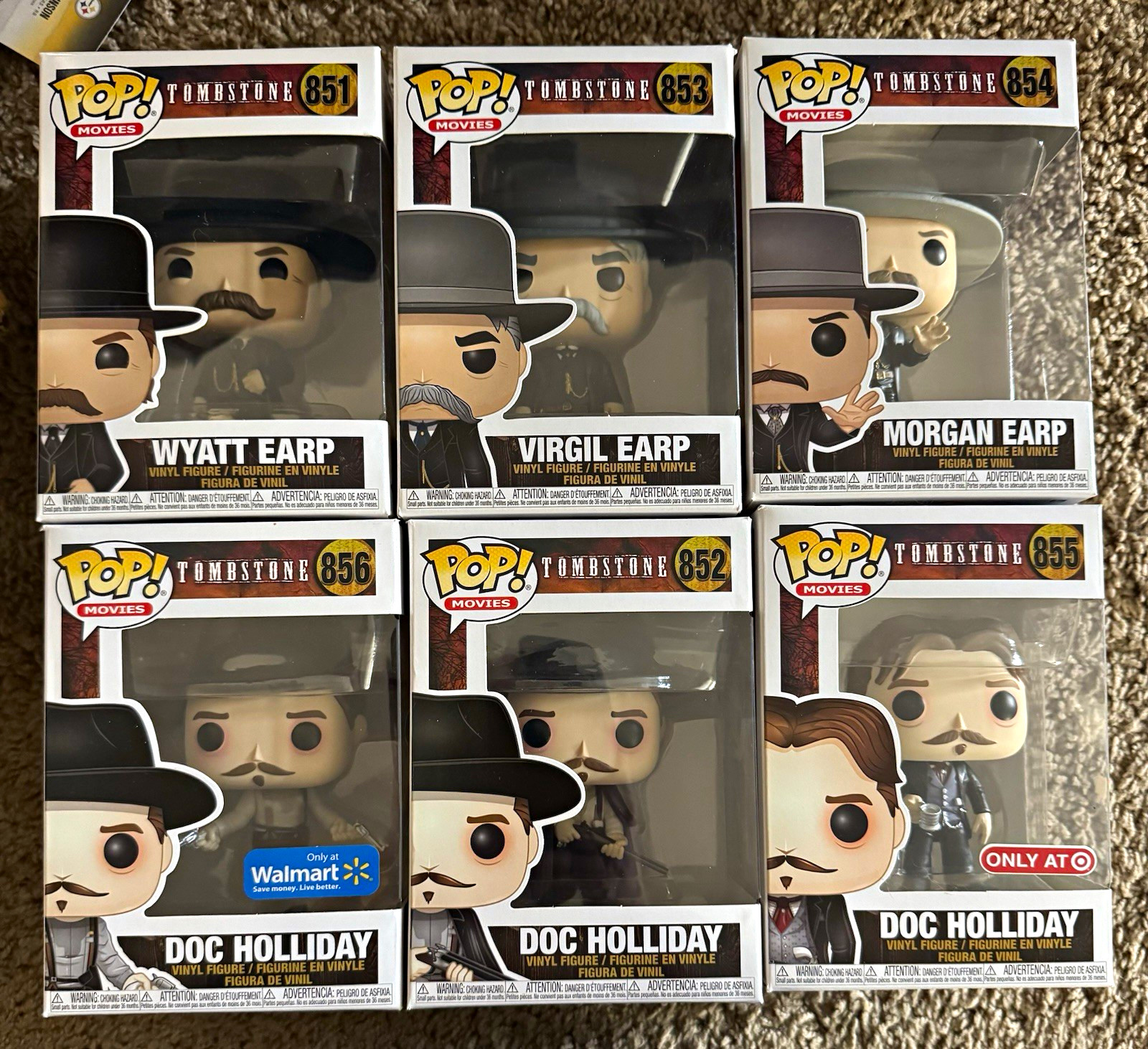 Funko Pop Tombstone Vinyl Lot 6-Pack. Rare Target and Walmart exclusives 