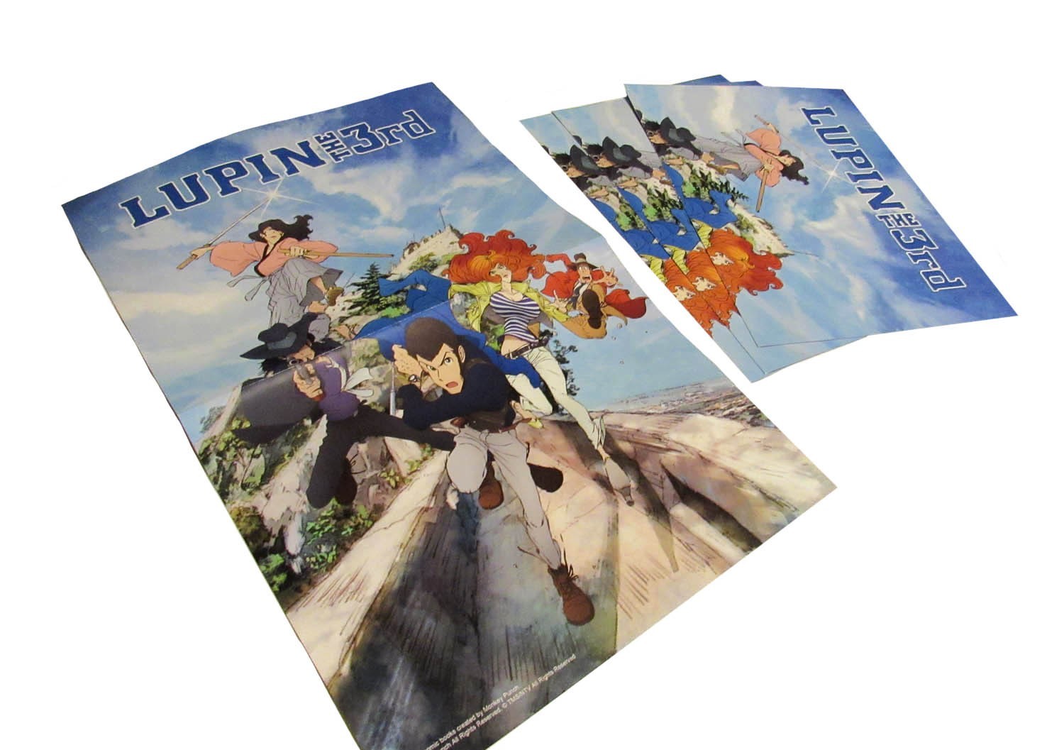 Lupin The 3rd Part 6 series *A set of 4 posters*